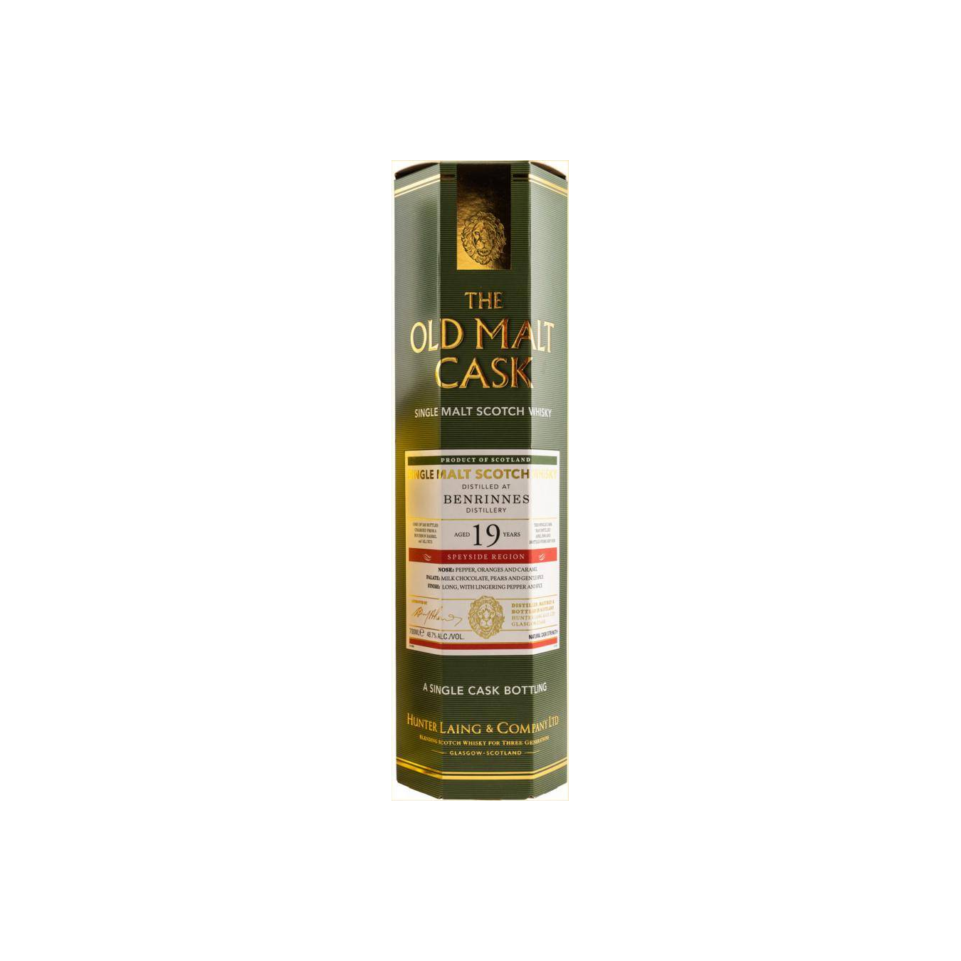 Benrinnes Old Malt Cask 2000 19 Years Single Malt Whisky 2