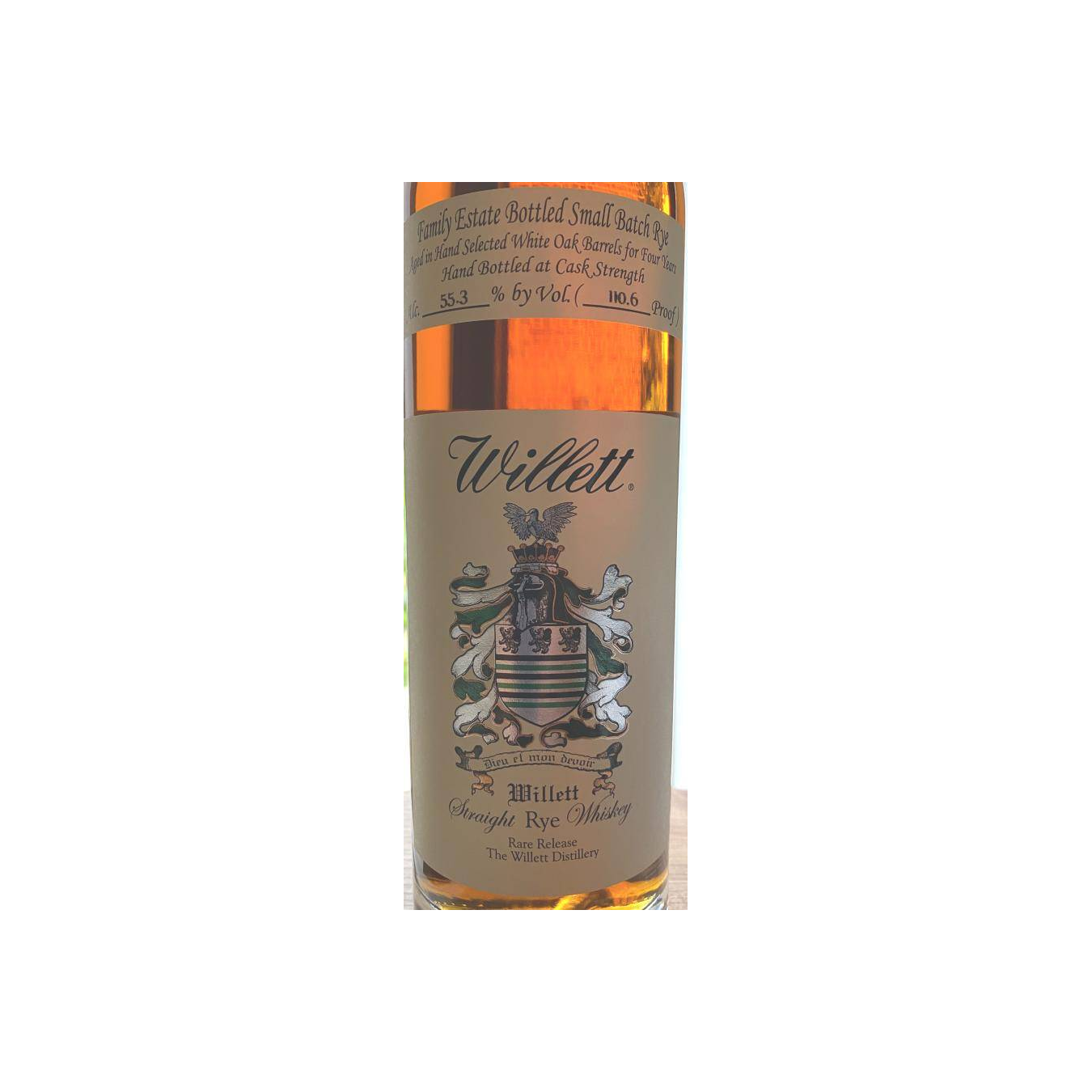Willett 4 Years Rye Whisky