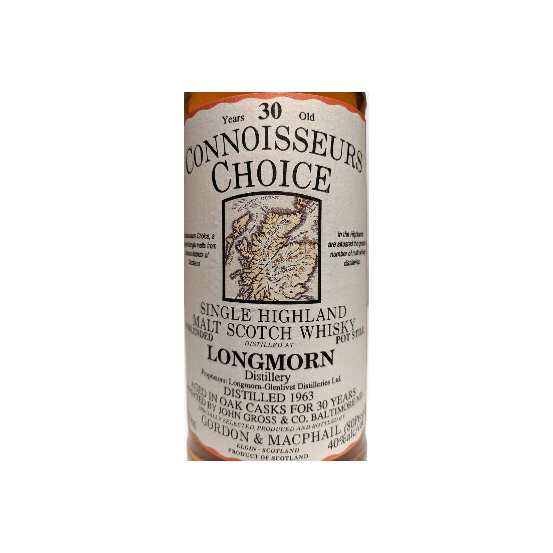 Longmorn Connoisseurs Choice 1963 30 Years Single Malt Whisky 2