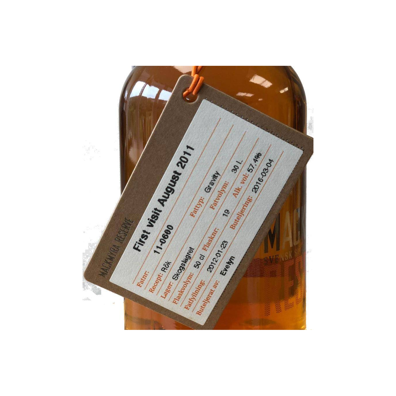 Mackmyra Reserve 2012 4 Years Single Malt Whisky