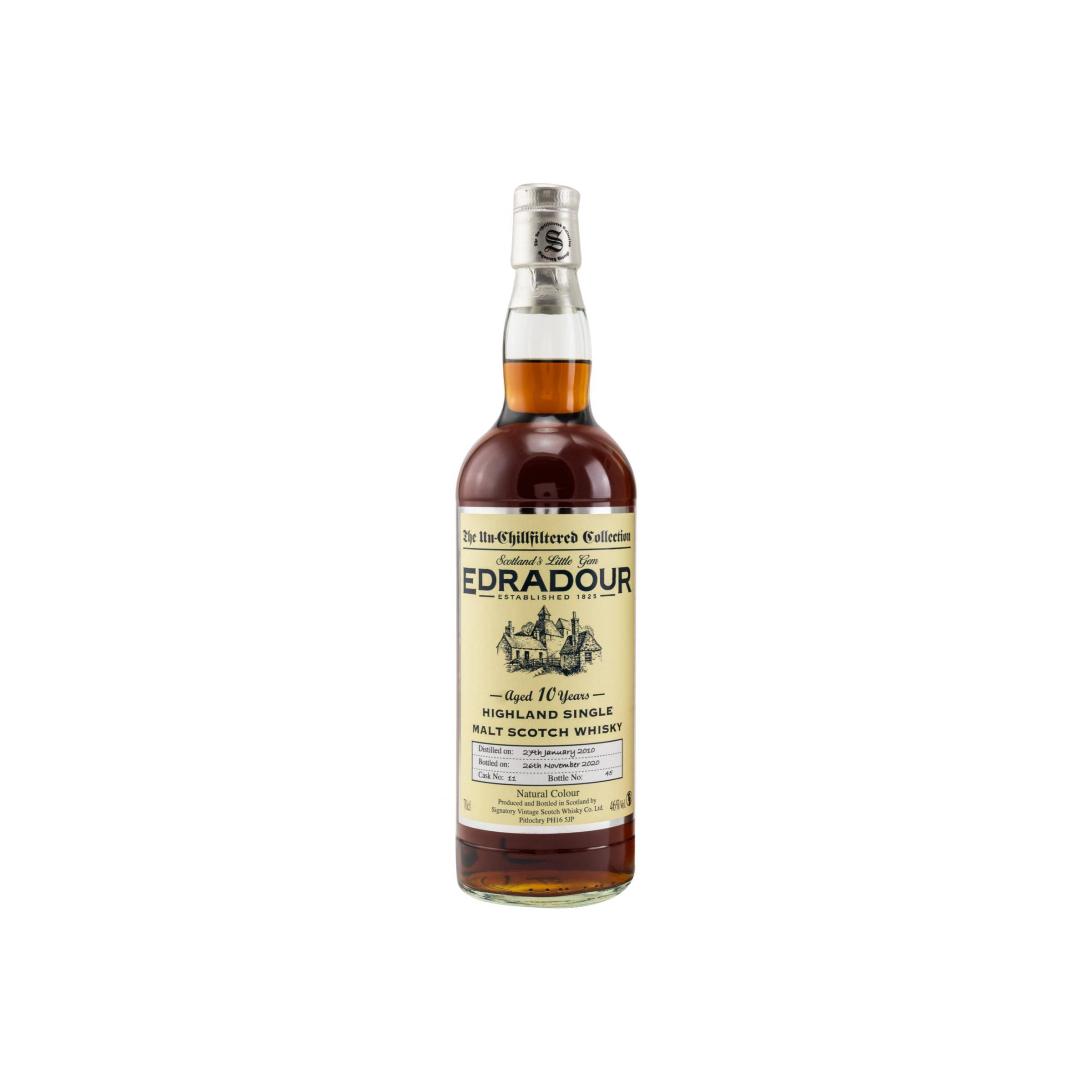 Edradour The Un-Chillfiltered Collection 2010 10 Years Single Malt Whisky
