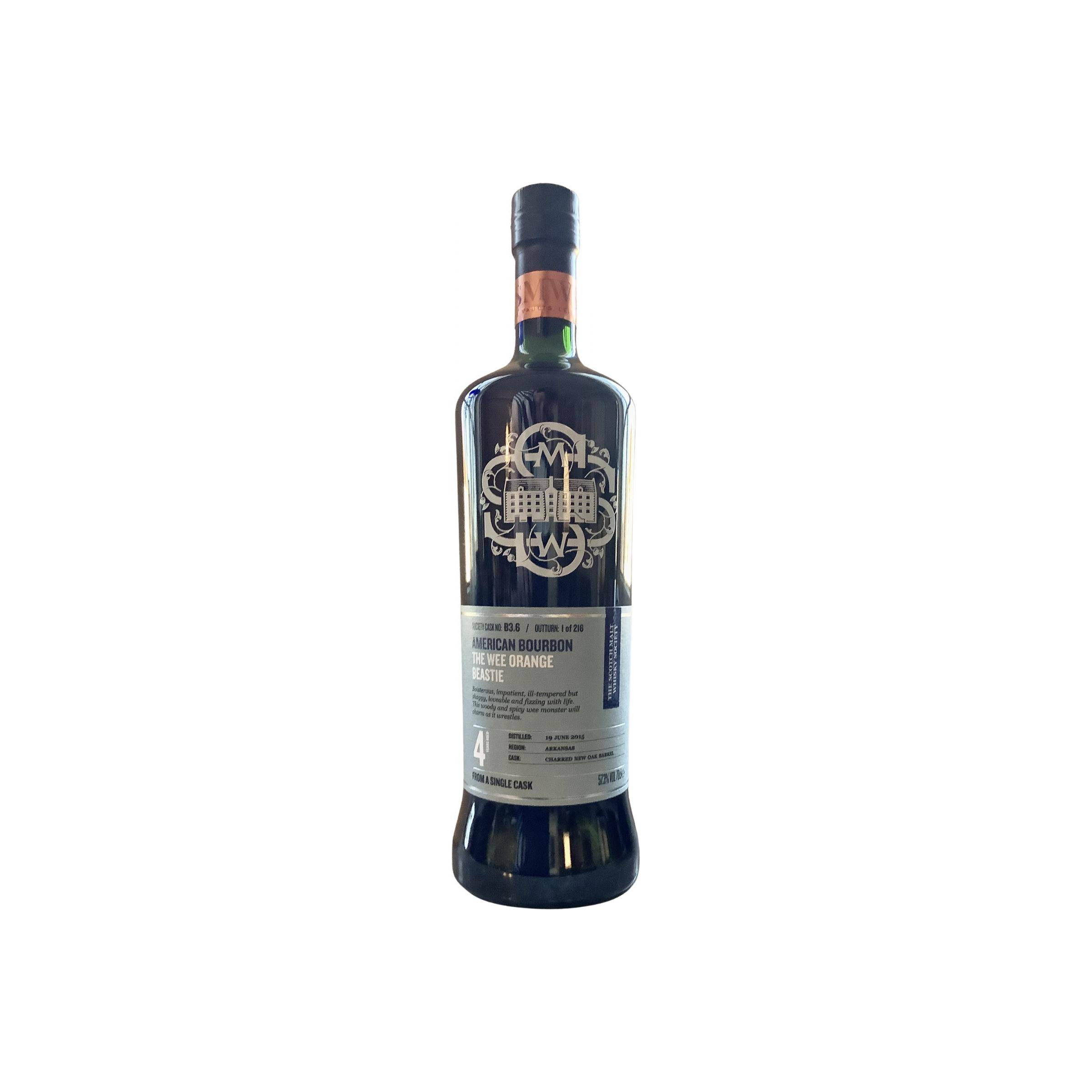 The Scotch Malt Whisky Society 2015 4 Years Bourbon Whisky
