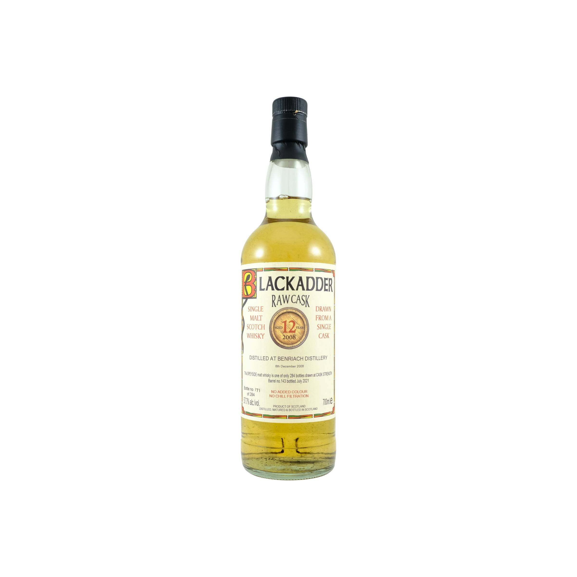 BenRiach Raw Cask 2008 12 Years Single Malt Whisky
