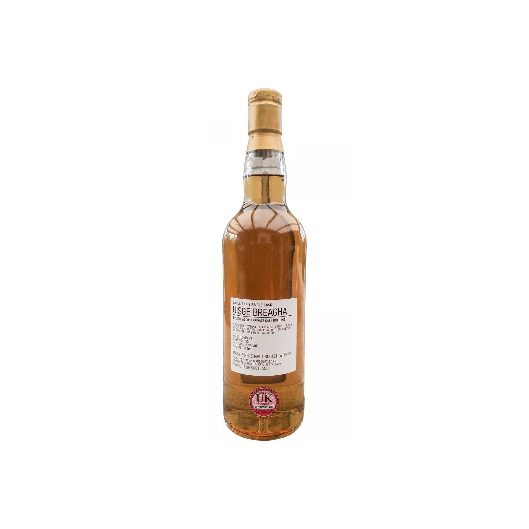 Bruichladdich 11 Years Single Malt Whisky