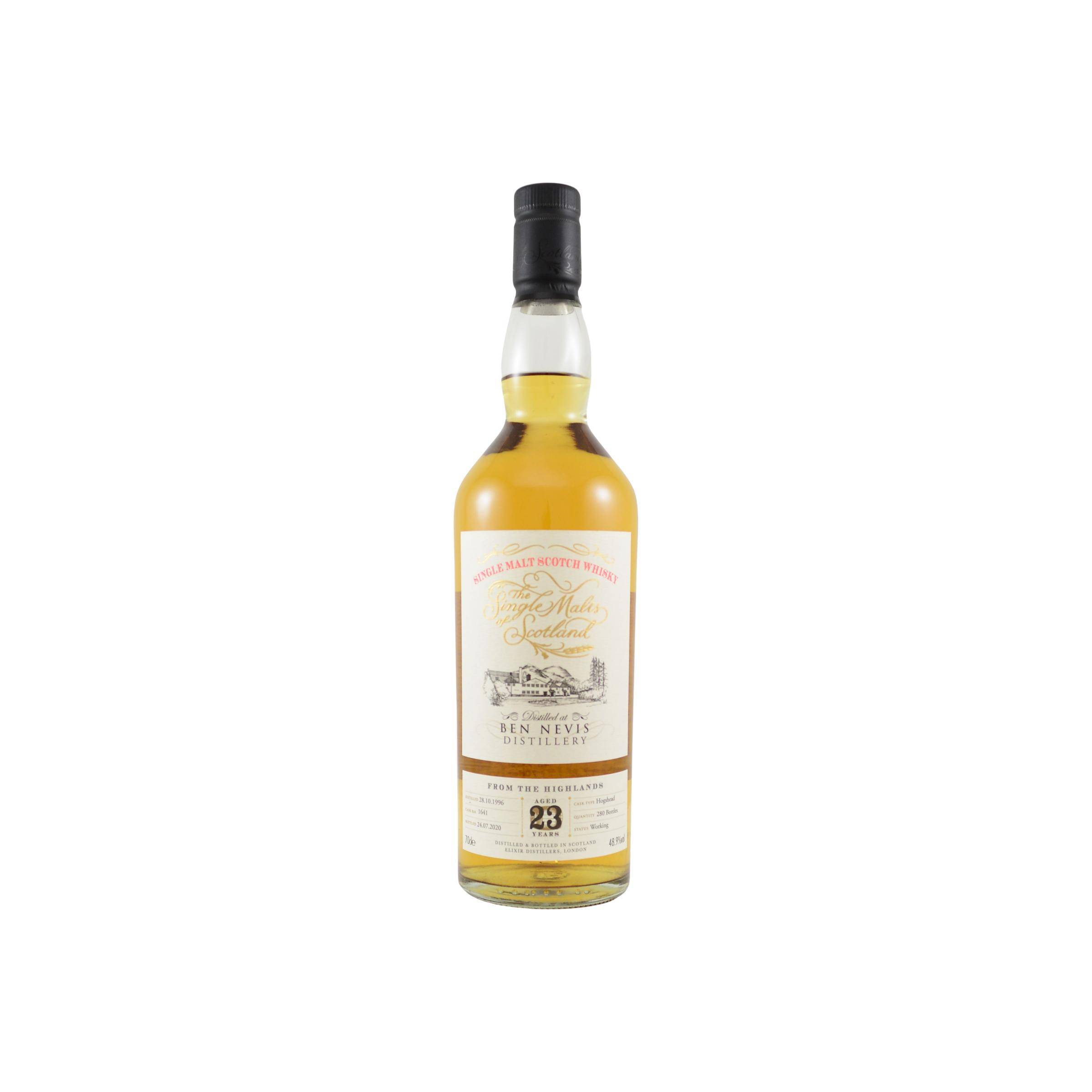 Ben Nevis The Single Malts of Scotland 1996 23 Years Single Malt Whisky