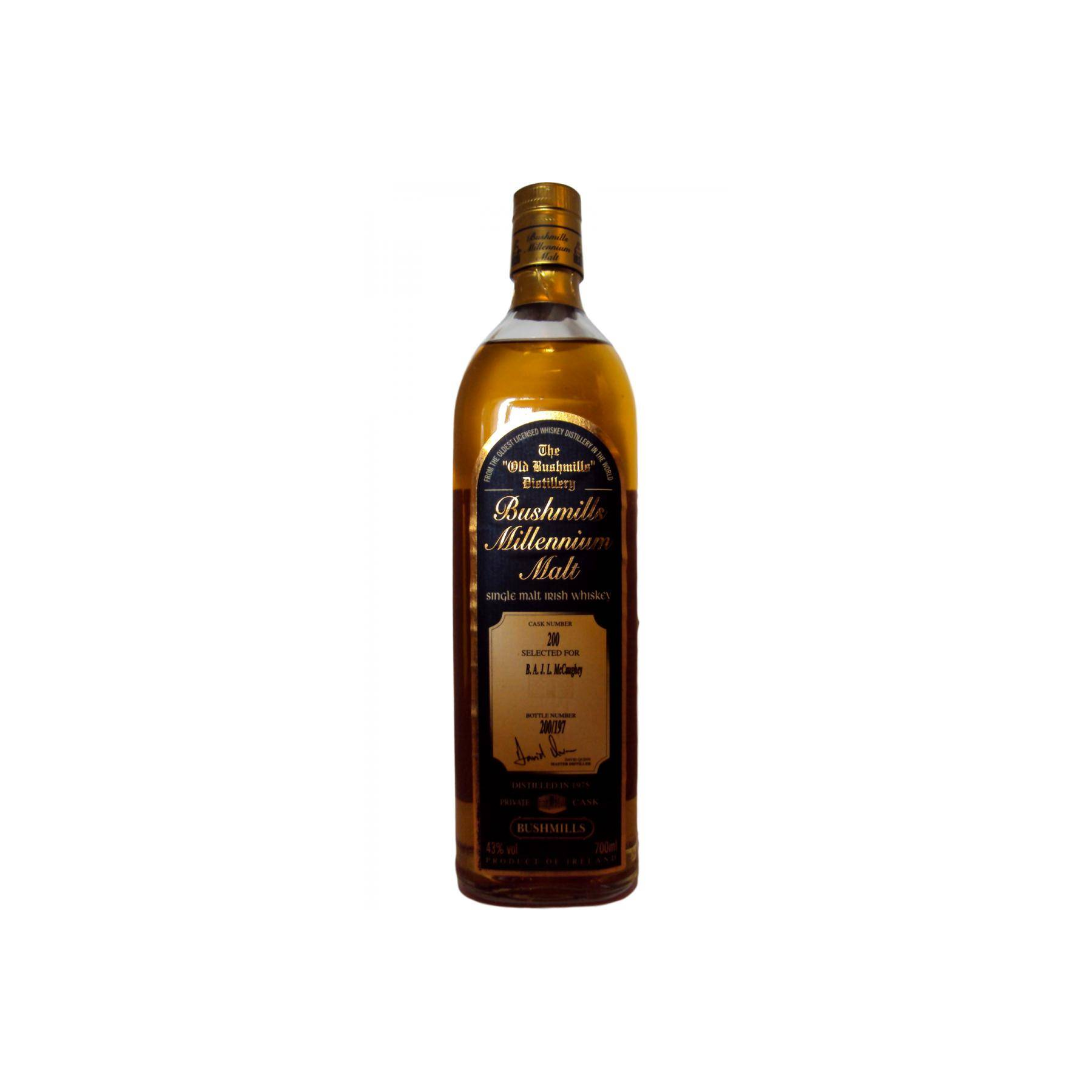 Bushmills 1975 Single Malt Whisky