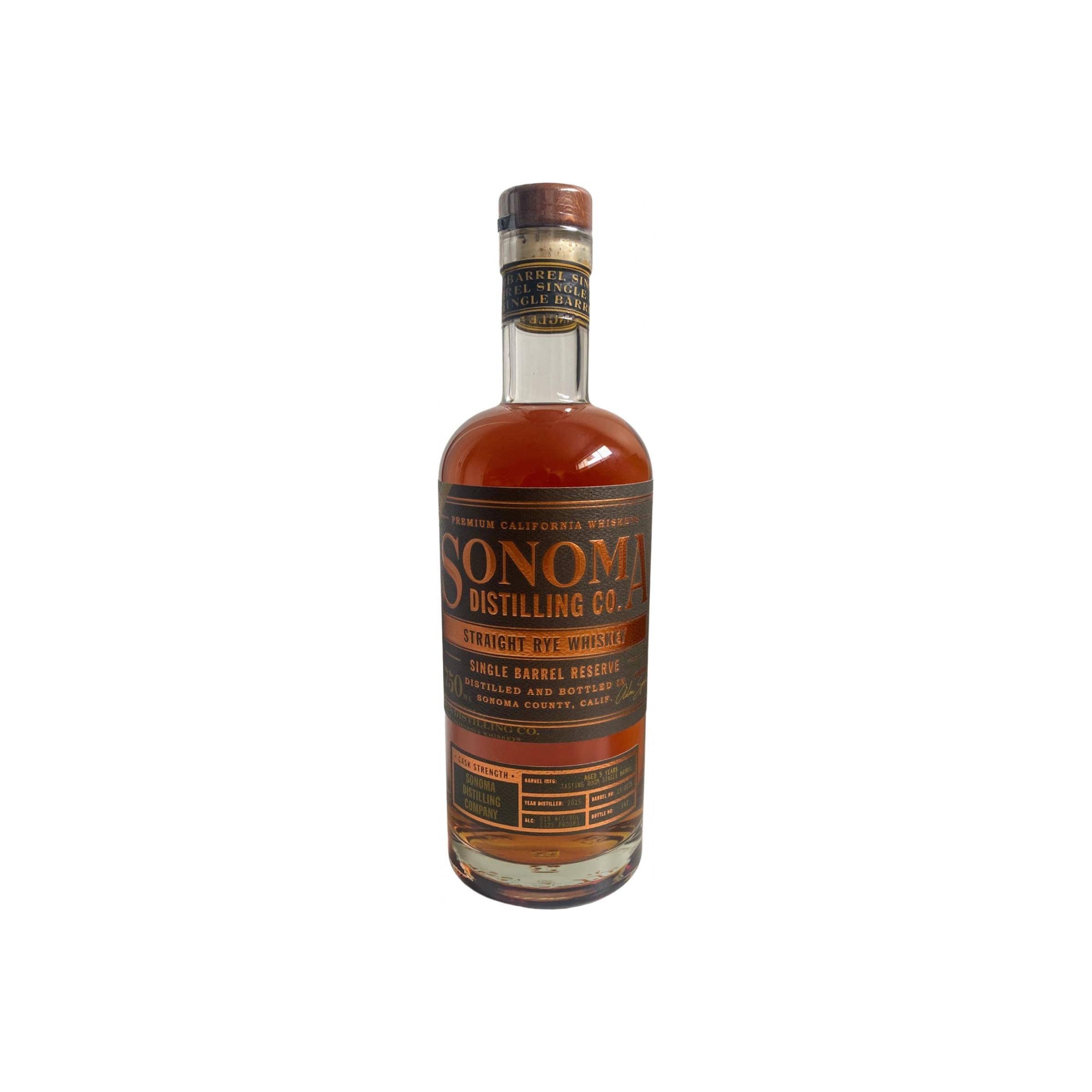 Sonoma County Straight Rye Whiskey