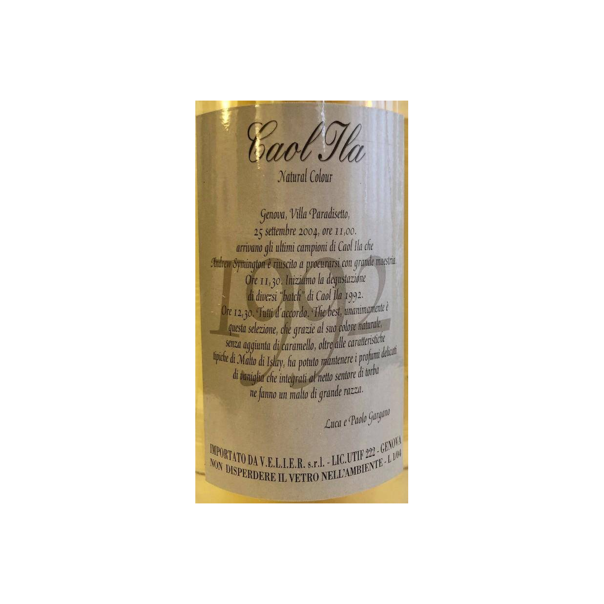 Caol Ila 1992 12 Years Single Malt Whisky 2