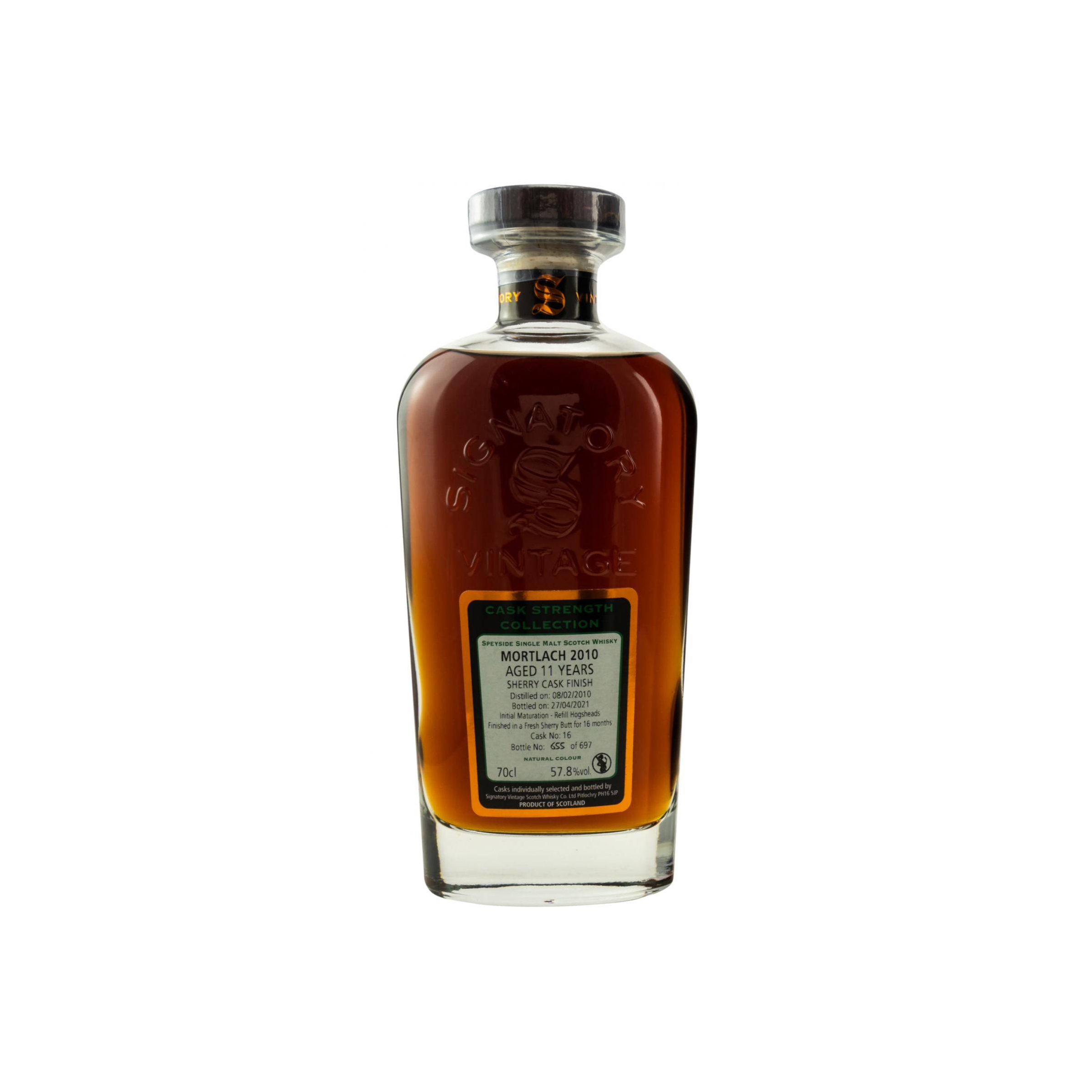 Mortlach Cask Strength Collection 2010 11 Years Single Malt Whisky