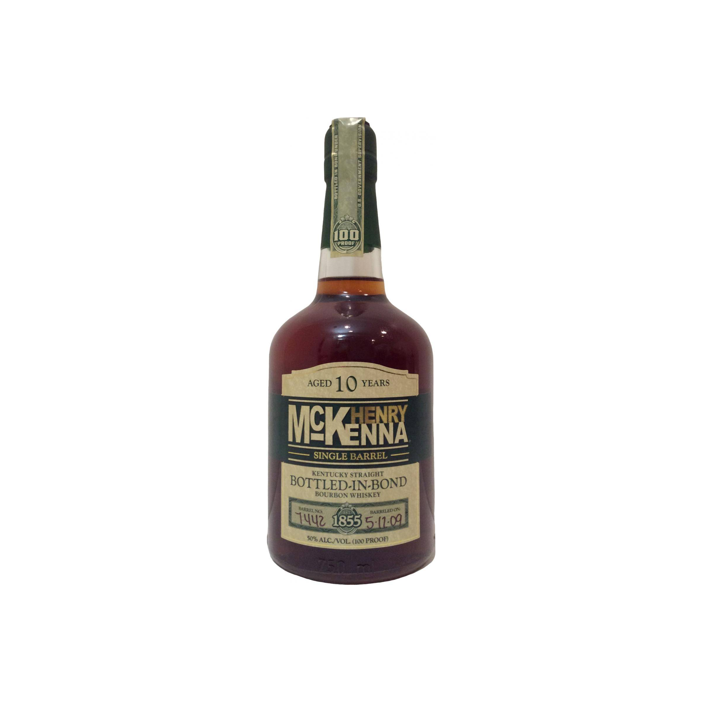 Henry McKenna Single Cask 2009 10 Years Bourbon Whisky