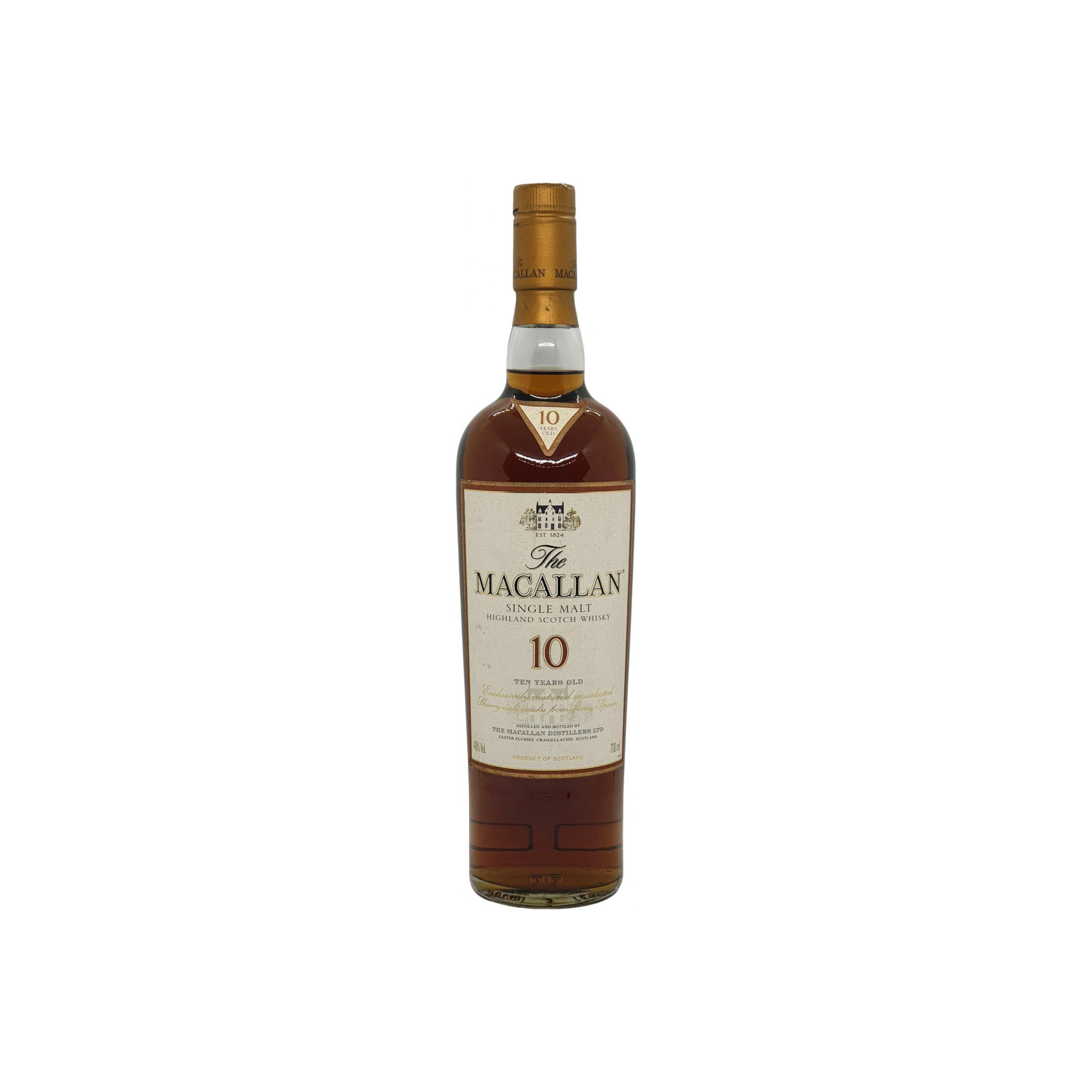 The Macallan 10 Years Single Malt Whisky