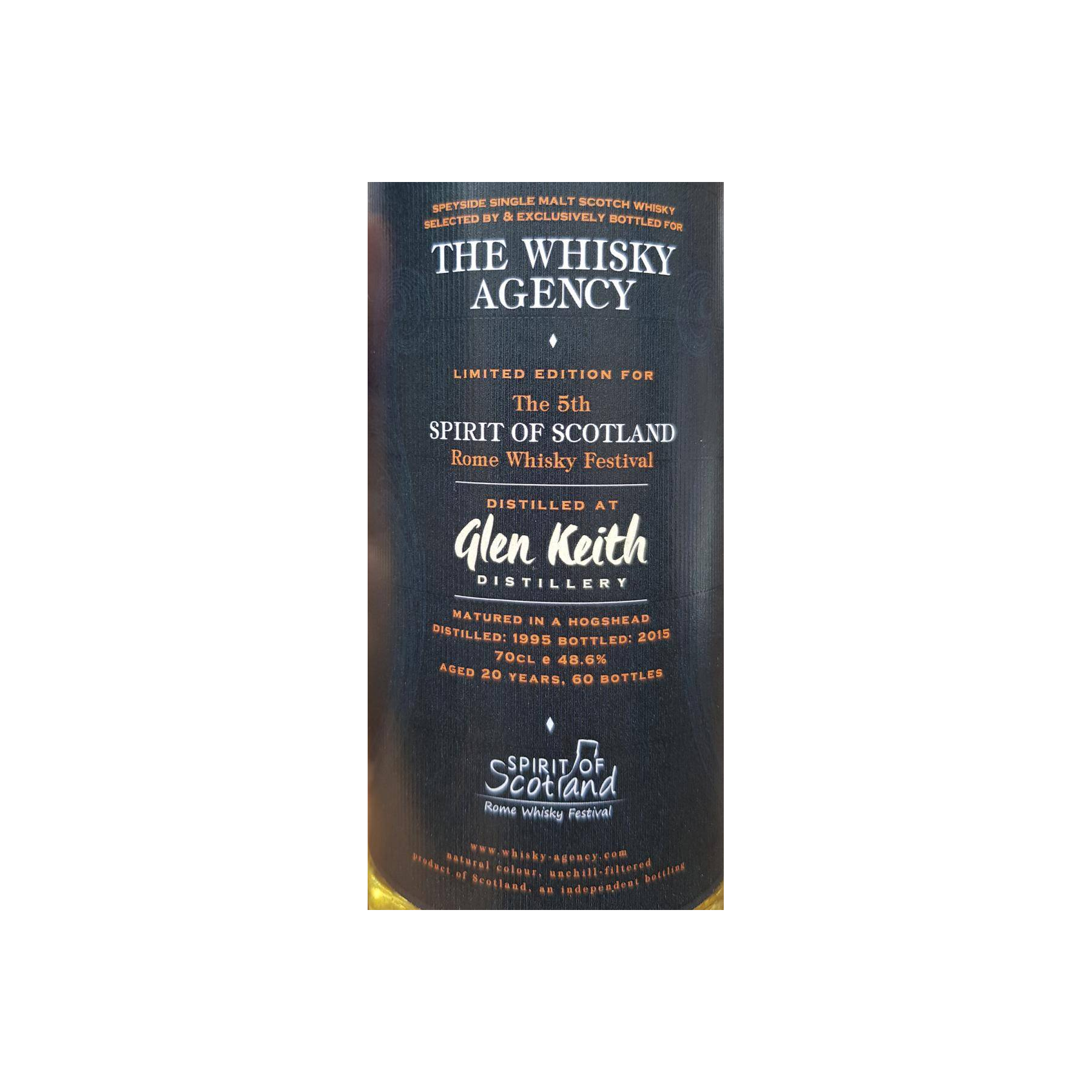 Glen Keith 1995 20 Years Single Malt Whisky 2