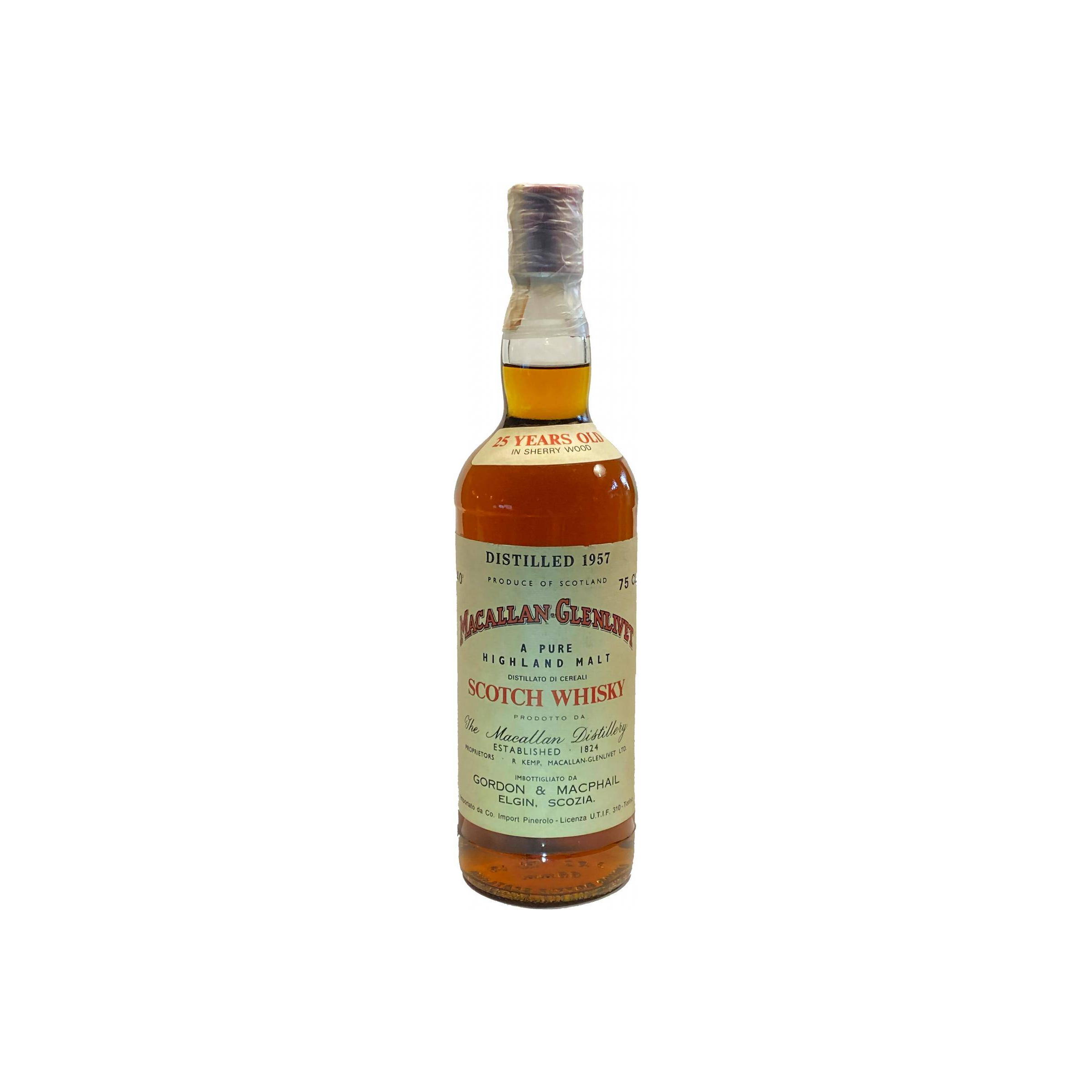 The Macallan 1957 25 Years Single Malt Whisky