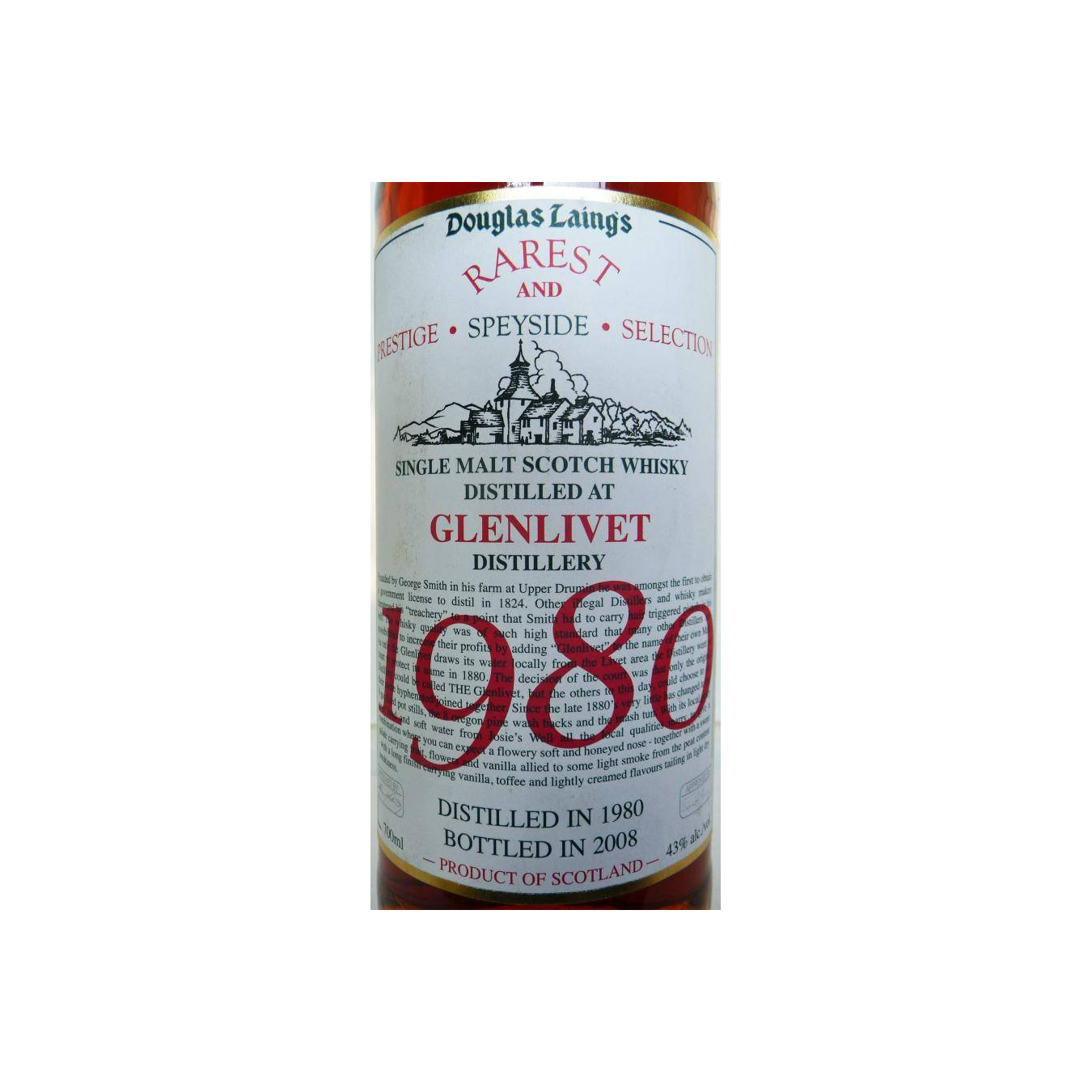 The Glenlivet 1980 28 Years Single Malt Whisky 3