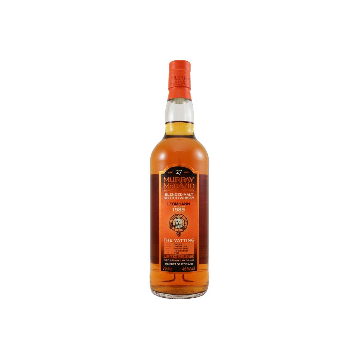 Murray McDavid 1989 27 Years Blended Malt Whisky