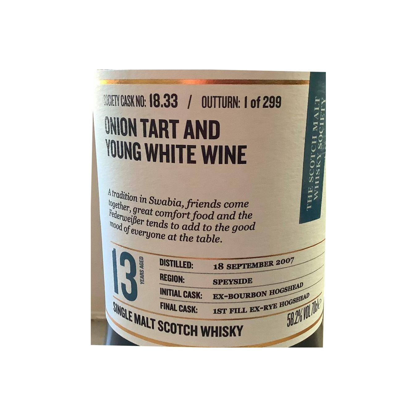The Scotch Malt Whisky Society 2007 13 Years Single Malt Whisky 2