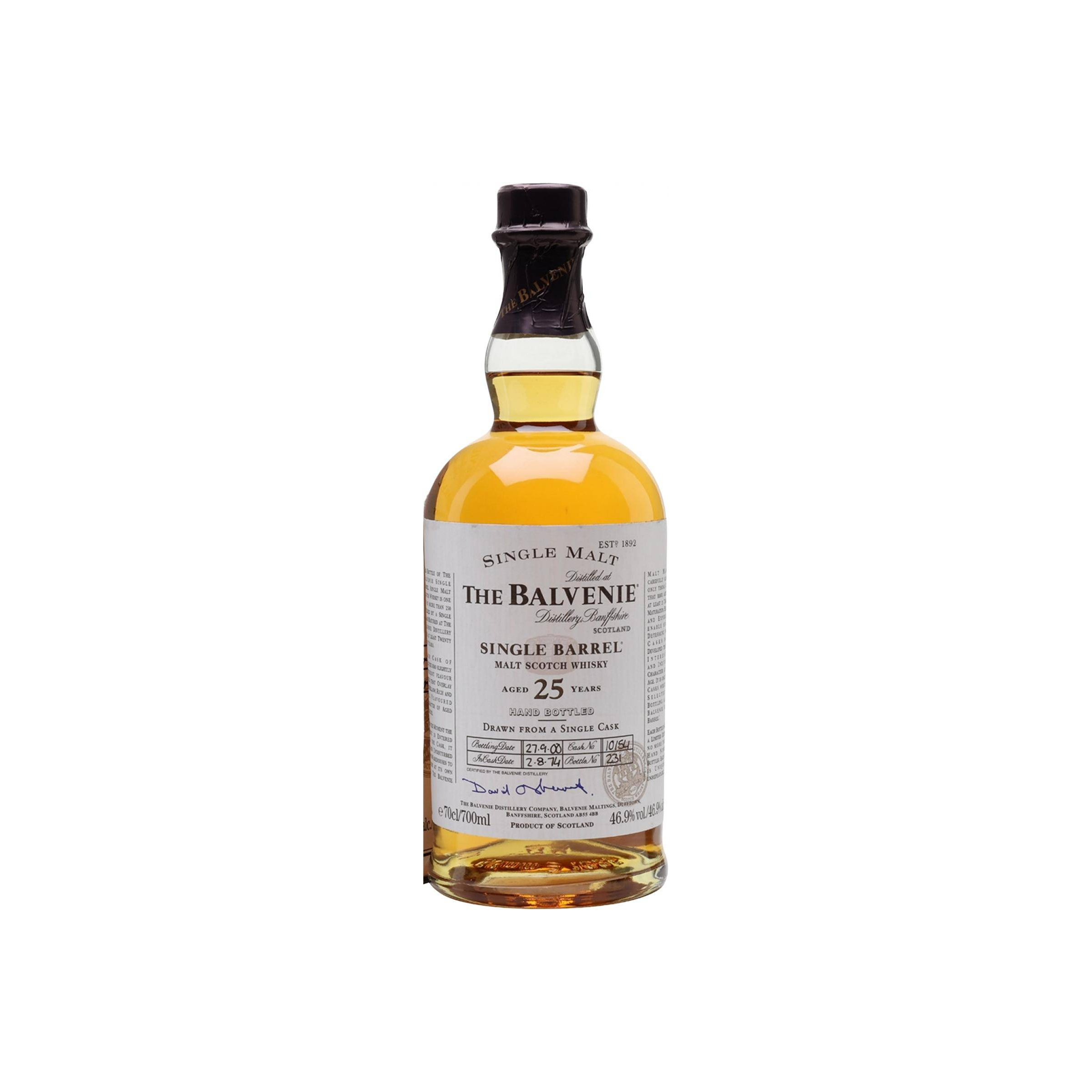 The Balvenie Single Cask 1974 25 Years Single Malt Whisky