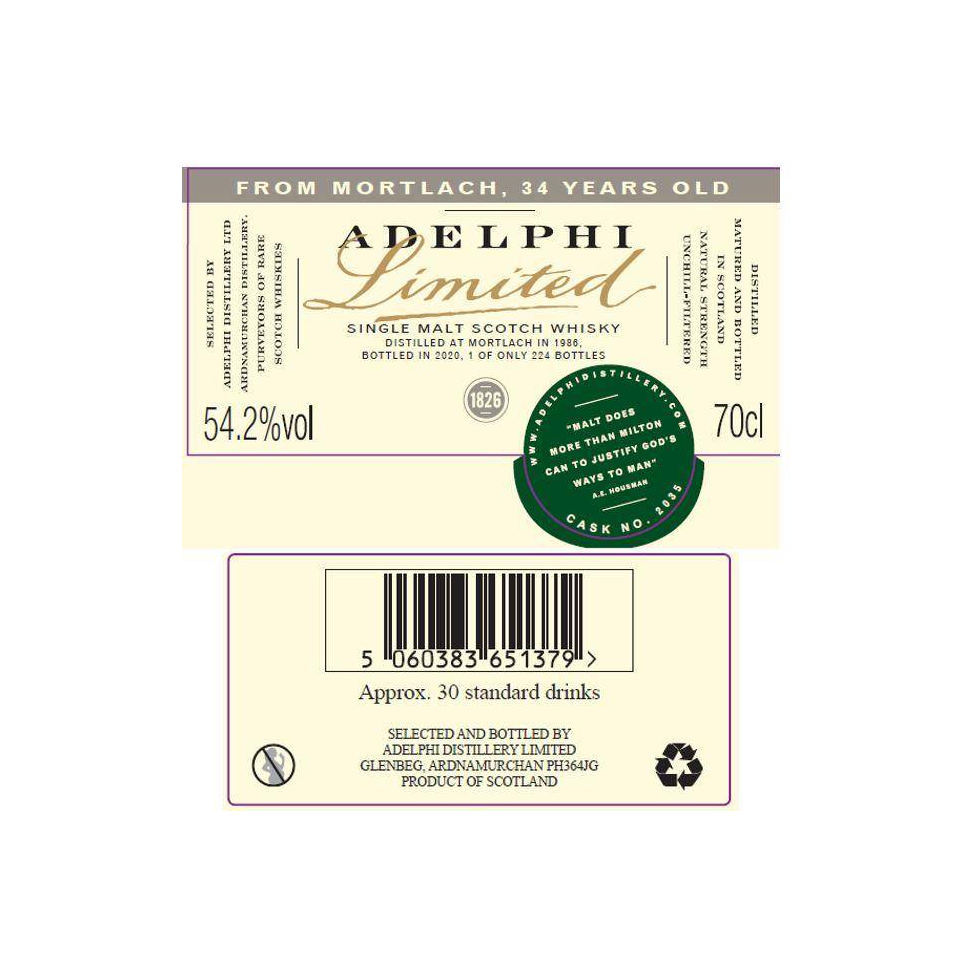 Mortlach 1986 34 Years Single Malt Whisky 2