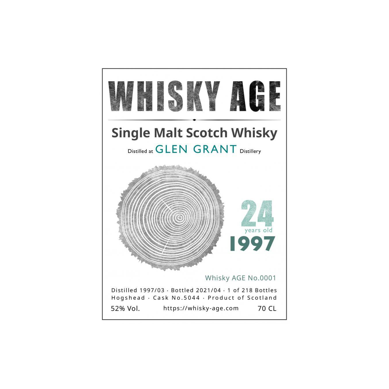 Glen Grant 1997 24 Years Single Malt Whisky 2