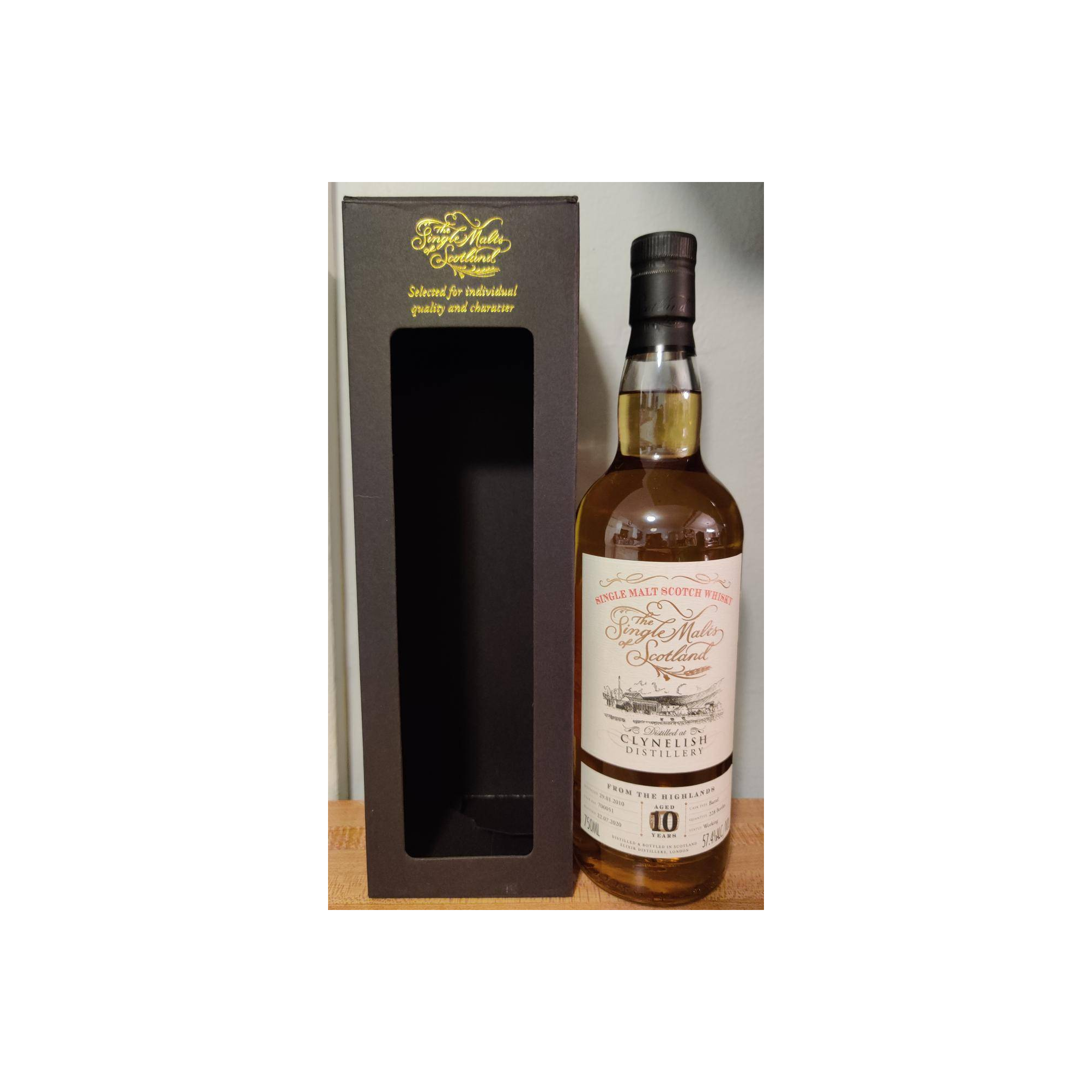 Clynelish The Single Malts of Scotland 2010 10 Years Single Malt Whisky 3