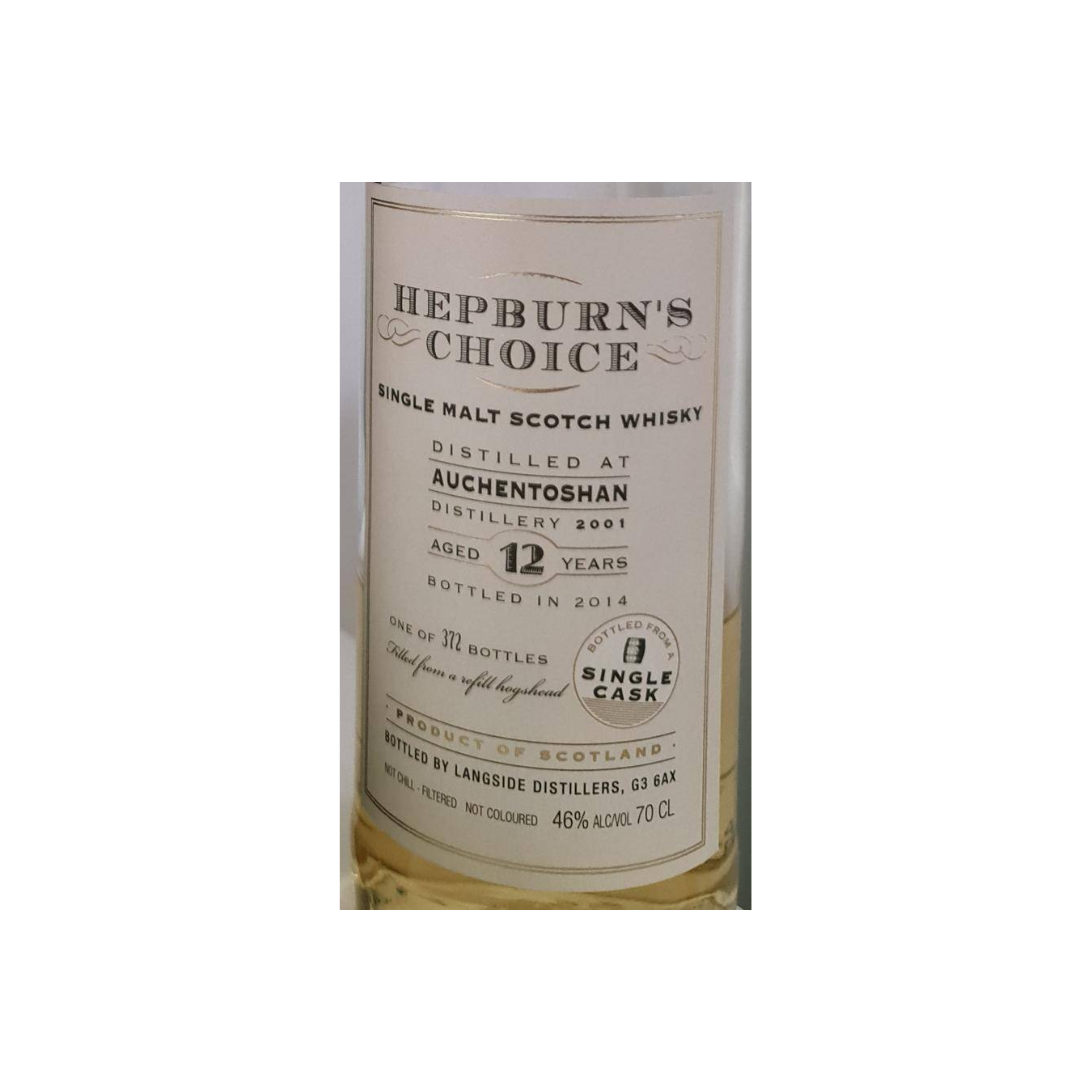 Auchentoshan 2001 12 Years Single Malt Whisky