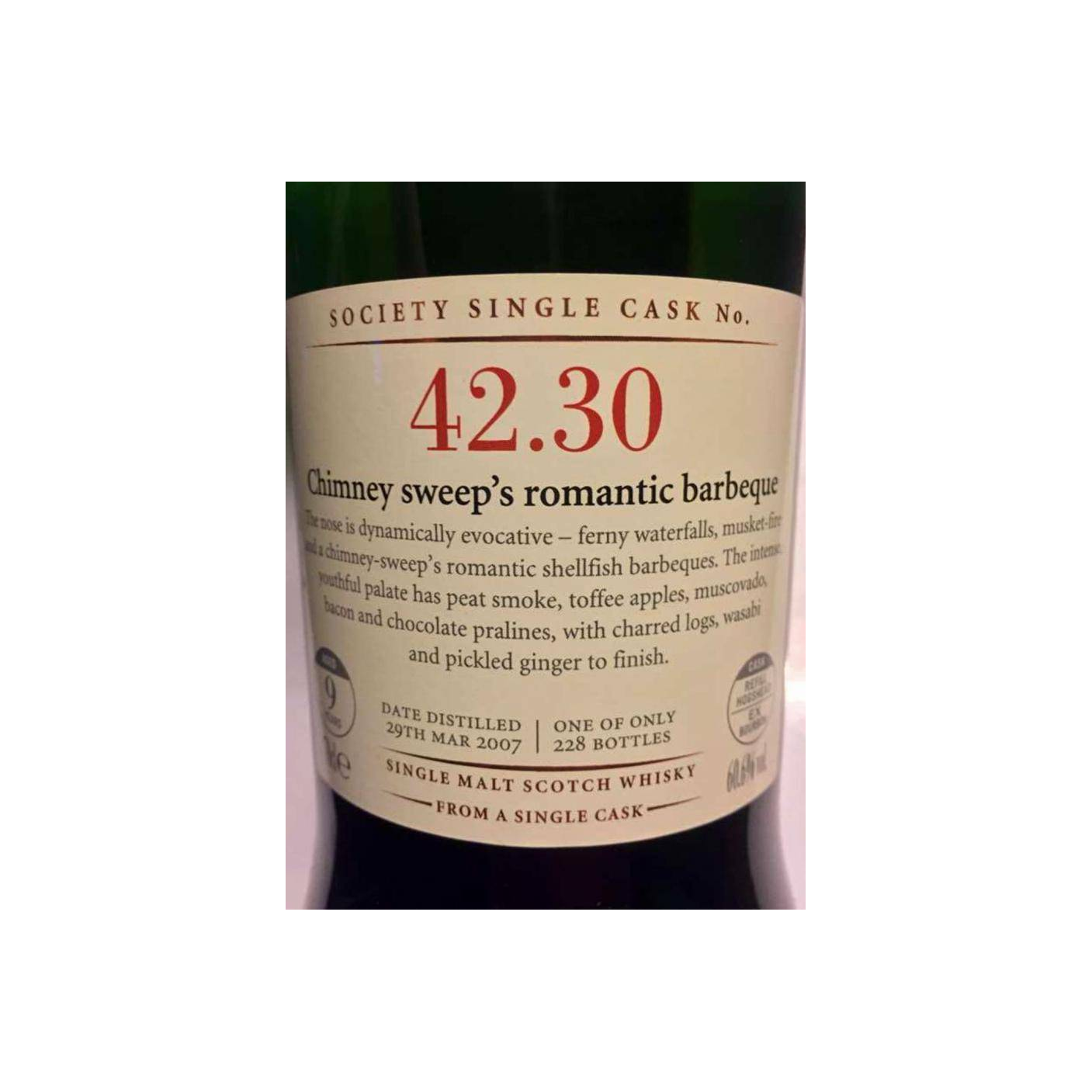 The Scotch Malt Whisky Society 2007 9 Years Single Malt Whisky 2