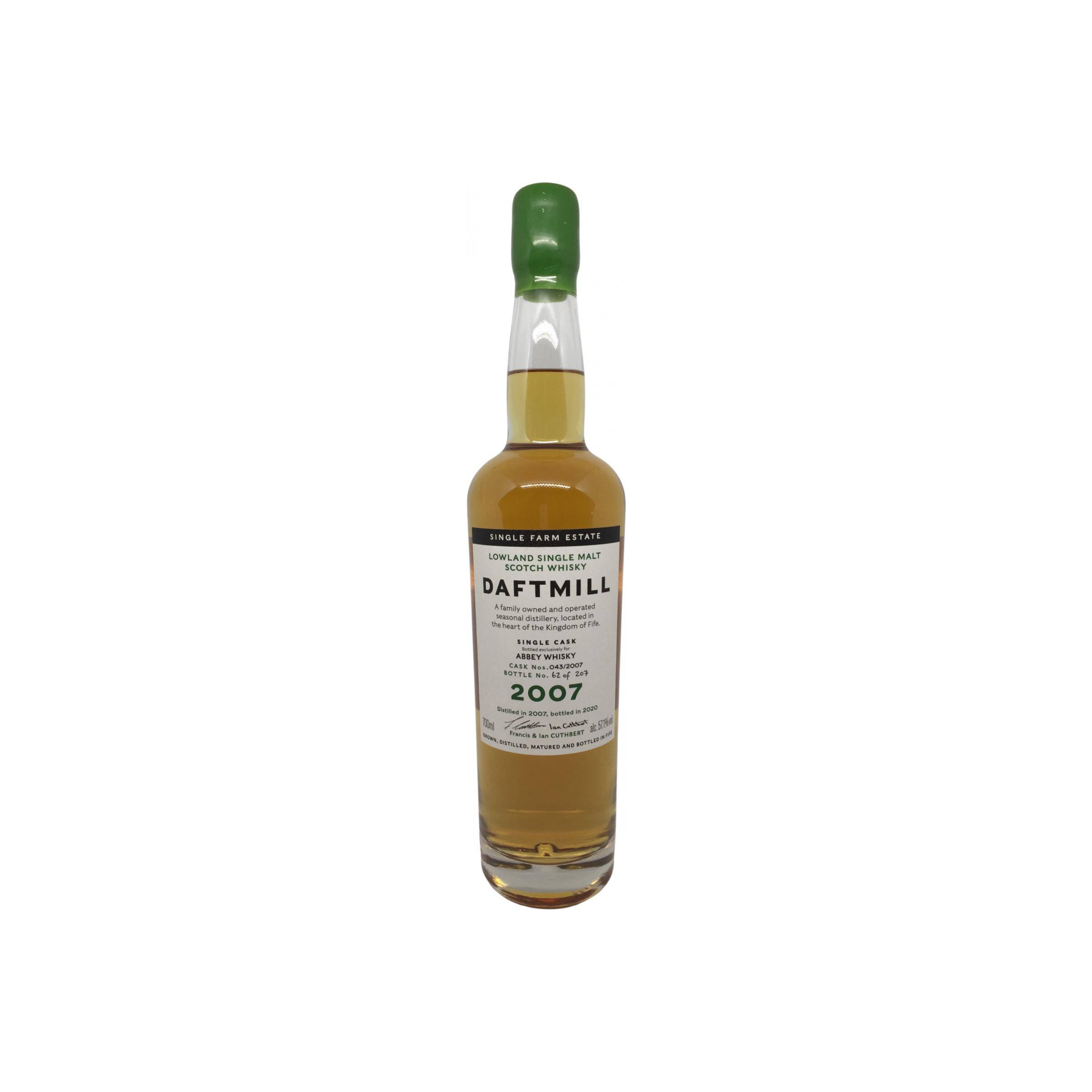 Daftmill Single Cask 2007 12 Years Single Malt Whisky