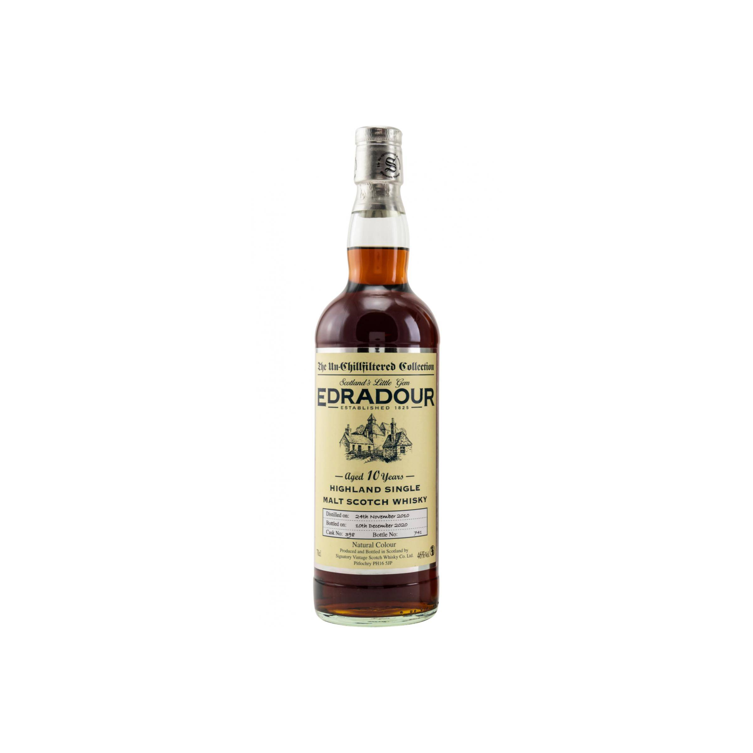 Edradour The Un-Chillfiltered Collection 2010 10 Years Single Malt Whisky