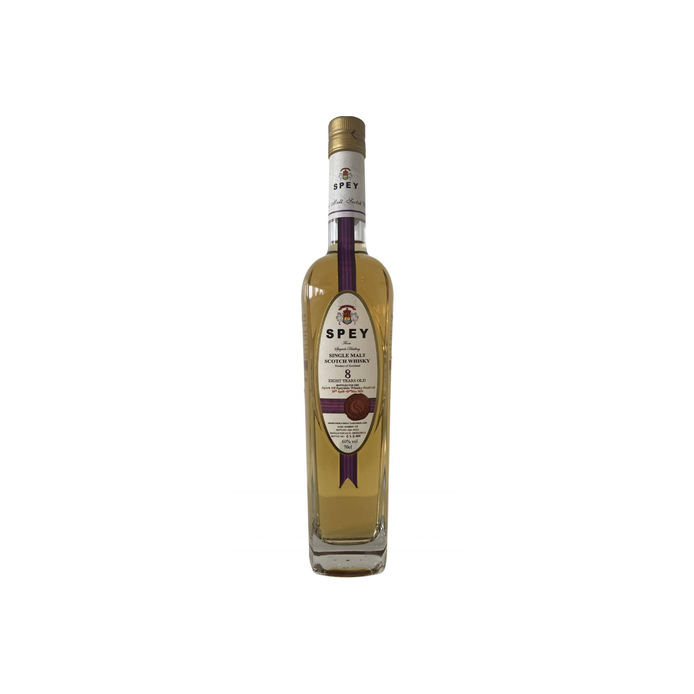 The Speyside Limited Edition 2013 8 Years Single Malt Whisky