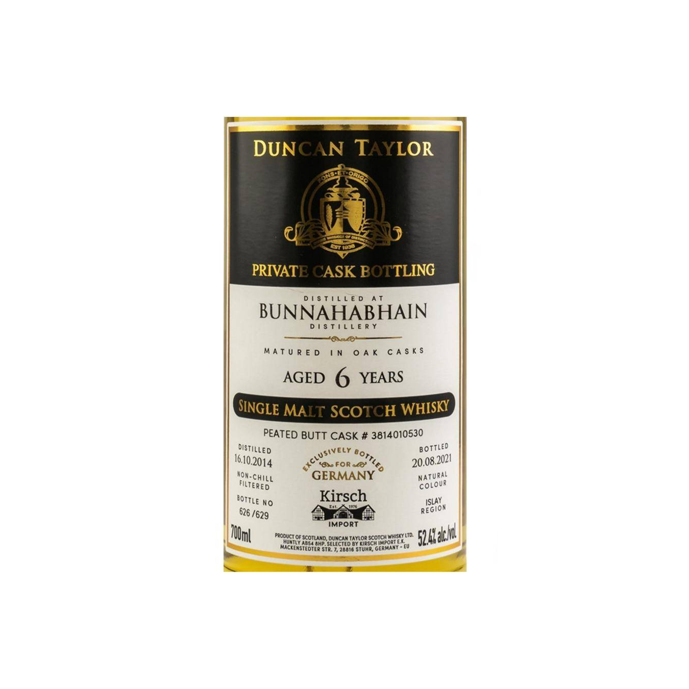 Bunnahabhain 2014 6 Years Single Malt Whisky 3