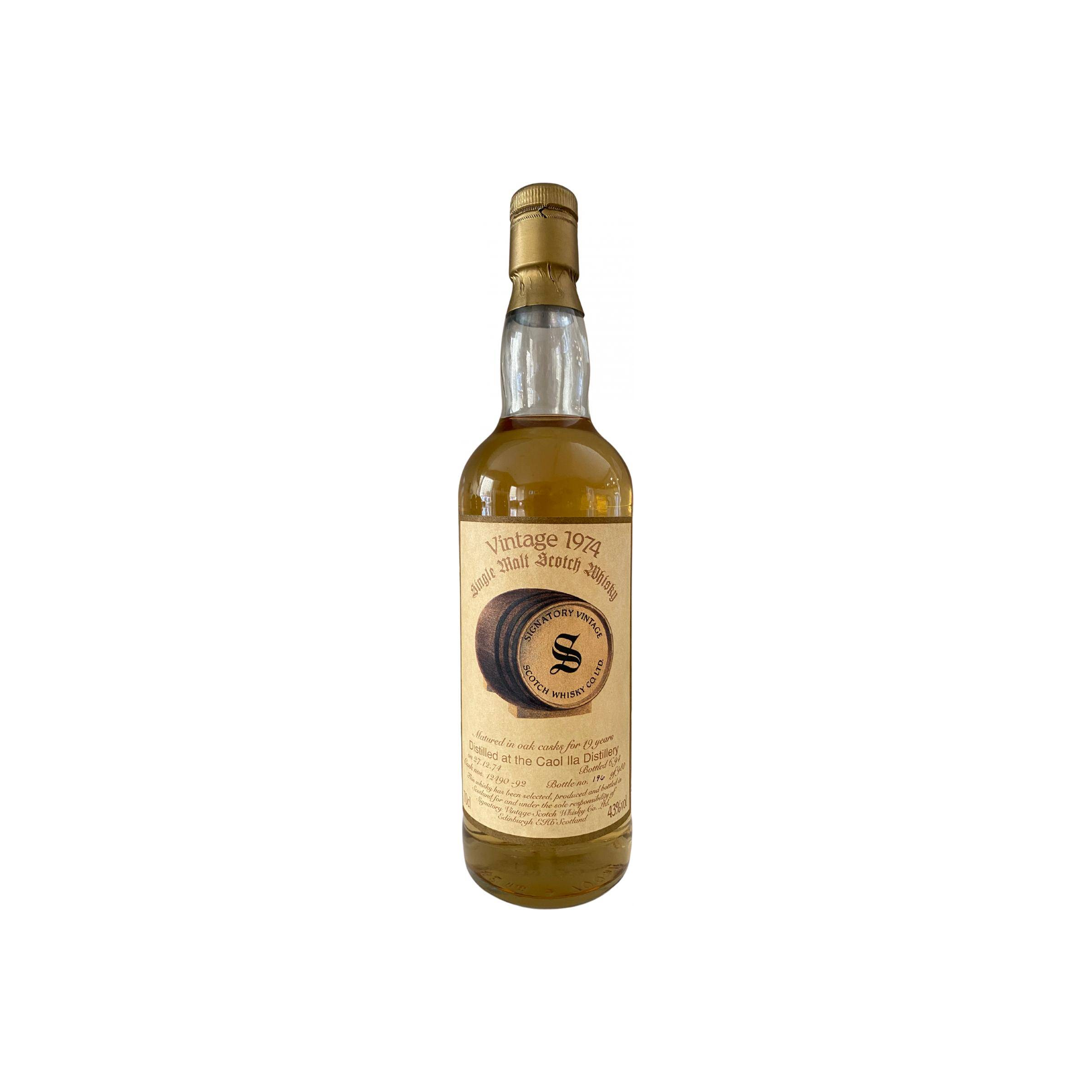 Caol Ila Vintage Collection 1974 19 Years Single Malt Whisky