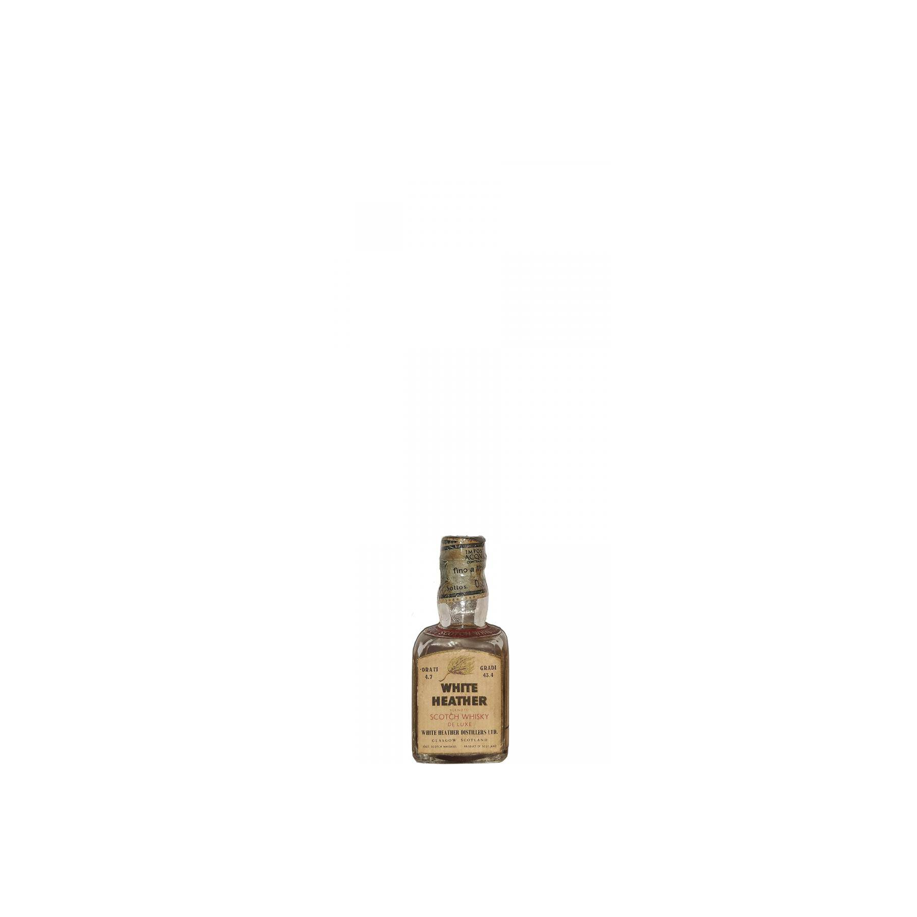 White Heather Blended Scotch Whisky De Luxe