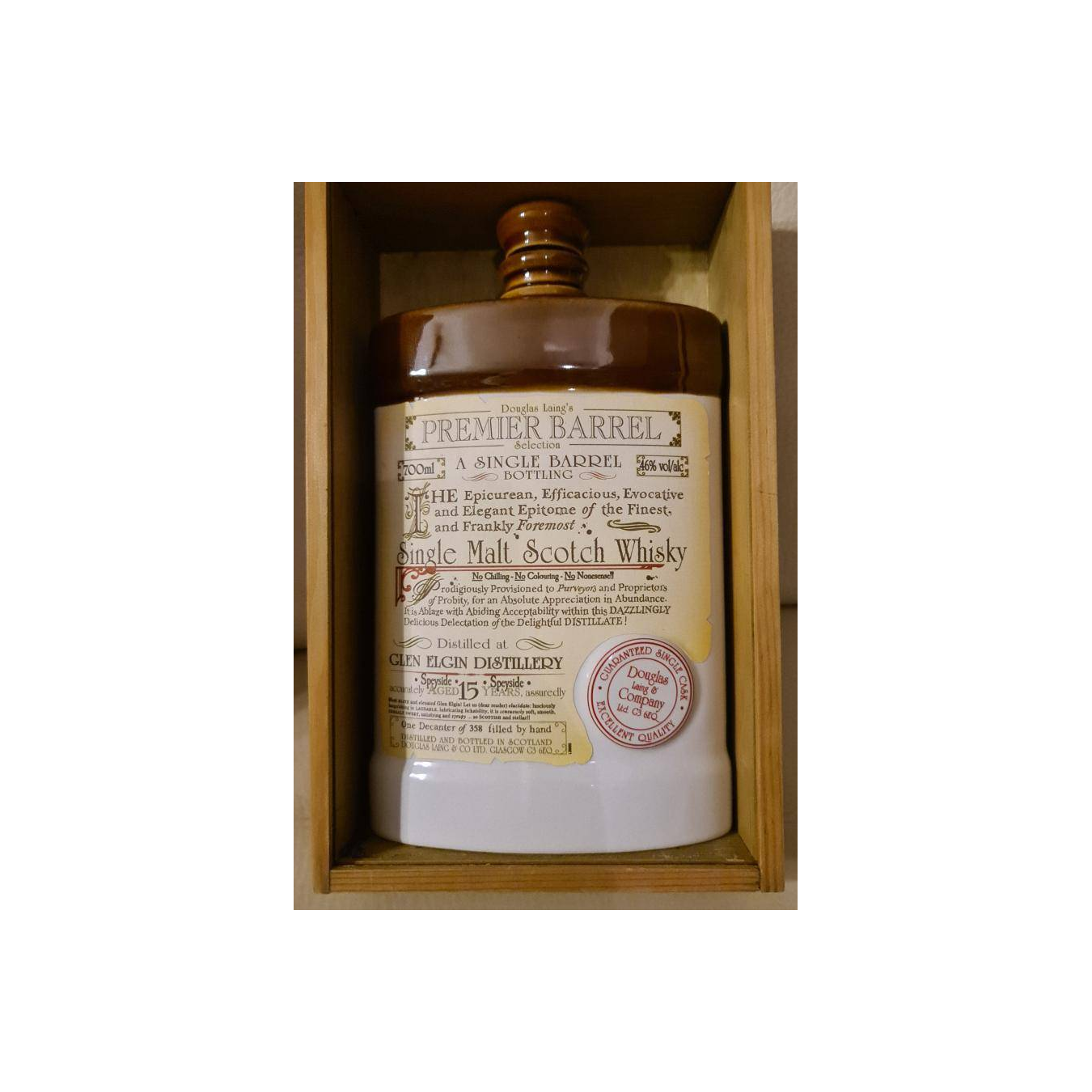 Glen Elgin 15 Years Single Malt Whisky