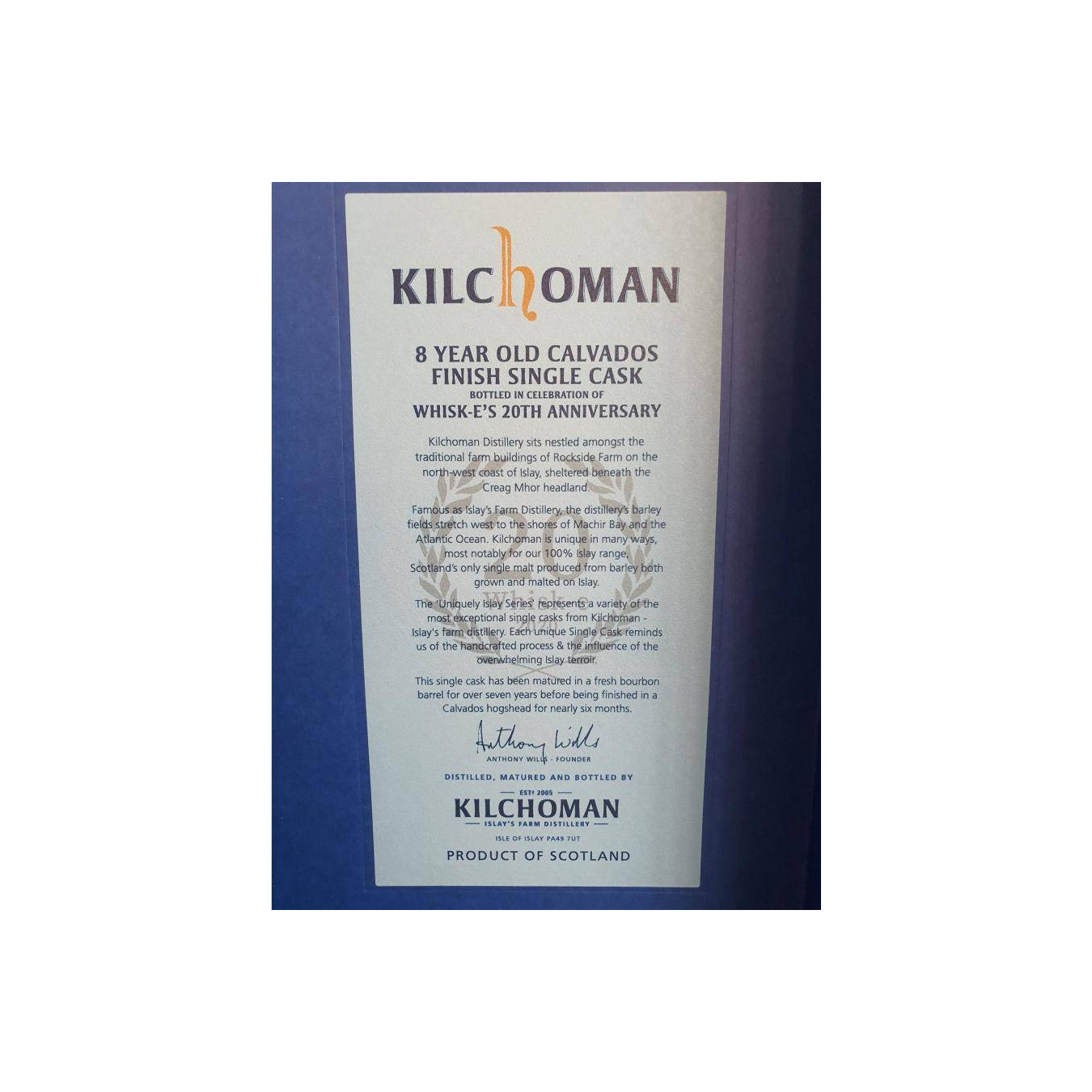 Kilchoman 2012 8 Years Single Malt Whisky 3