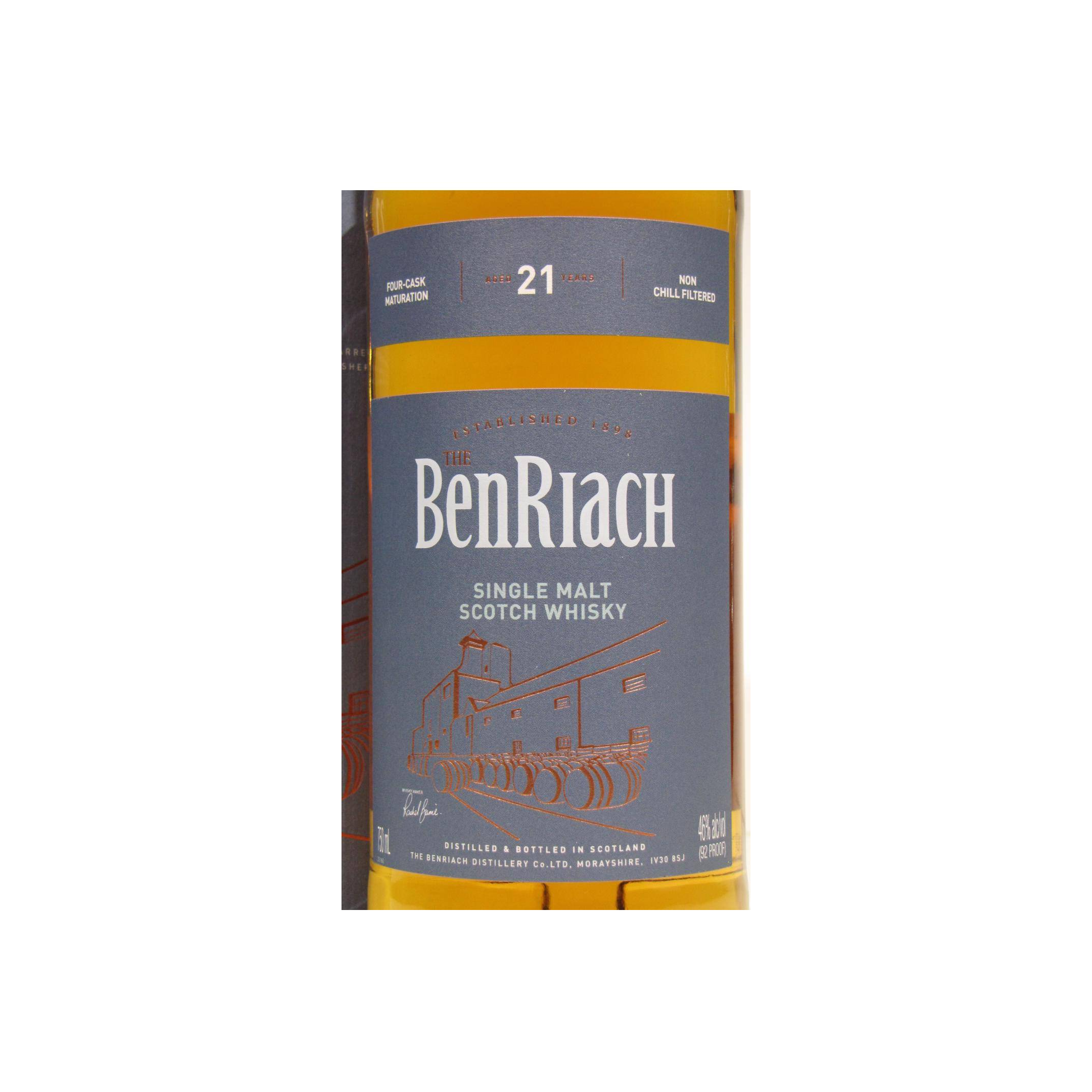 BenRiach 21 Years Single Malt Whisky 2