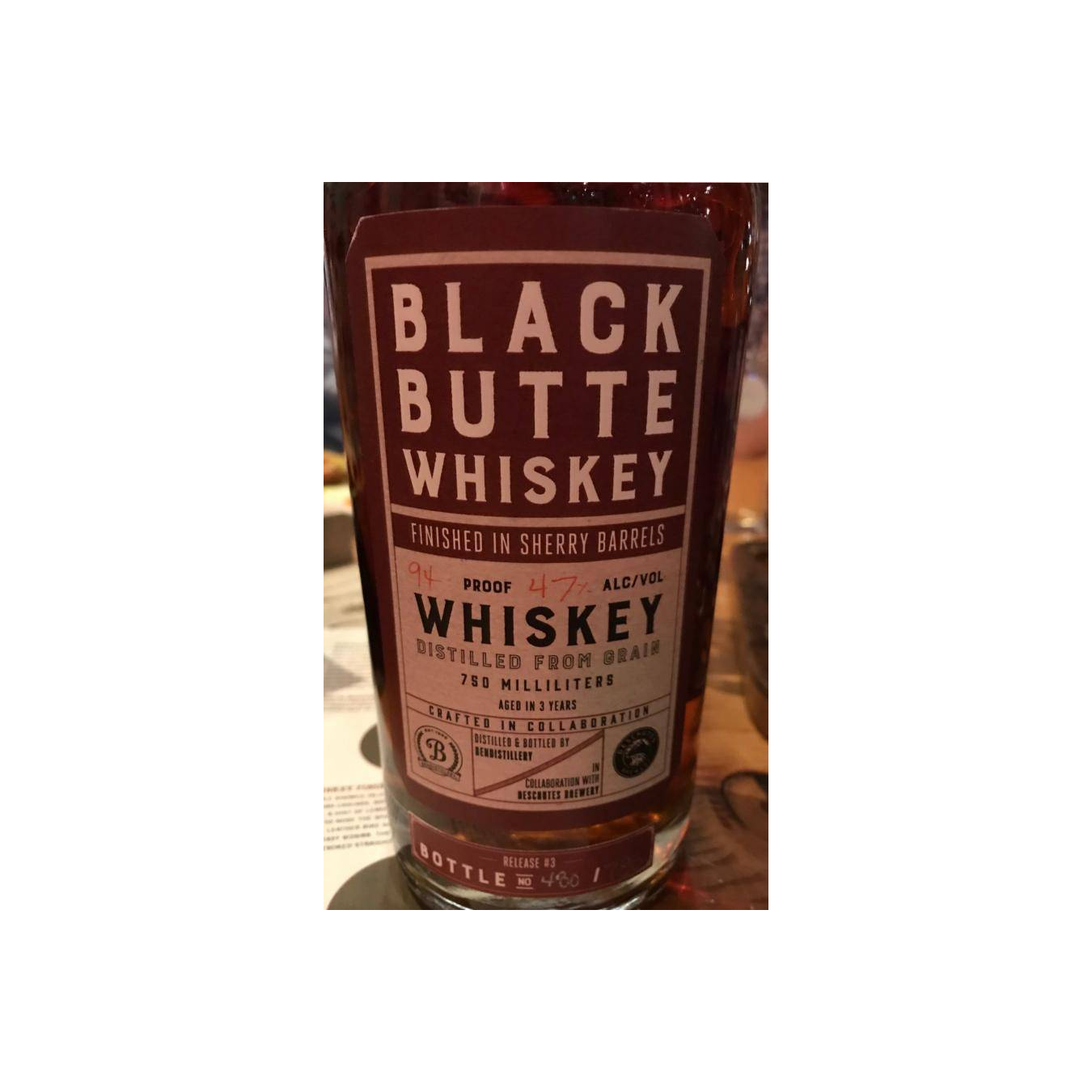 Black Butte Whiskey 03-year-old - Release #3
