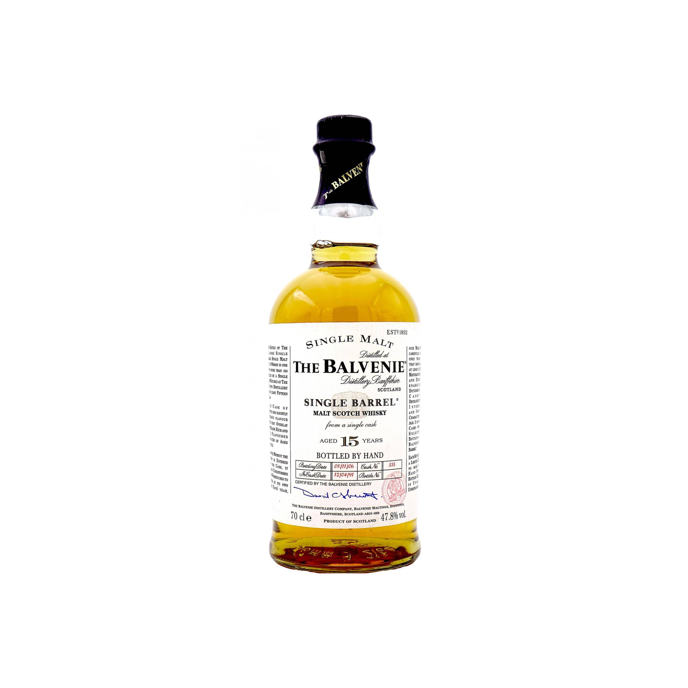The Balvenie Single Cask 1991 15 Years Single Malt Whisky