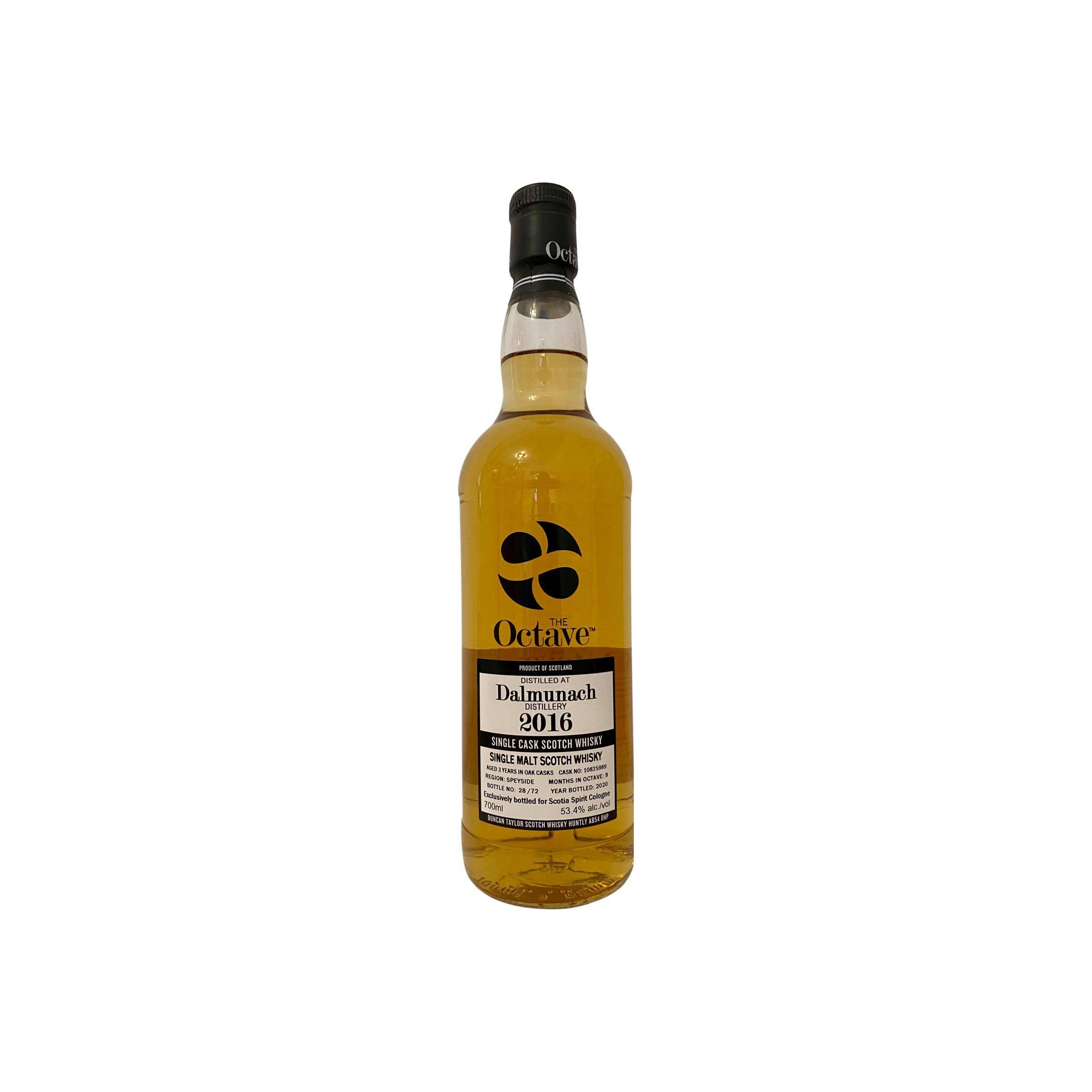 Dalmunach The Octave 2016 3 Years Single Malt Whisky