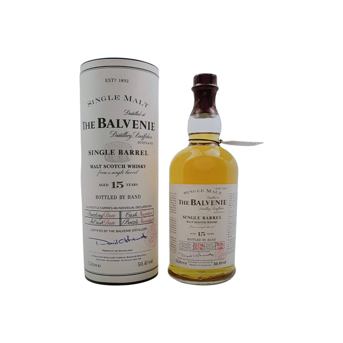 The Balvenie Single Cask 1980 15 Years Single Malt Whisky