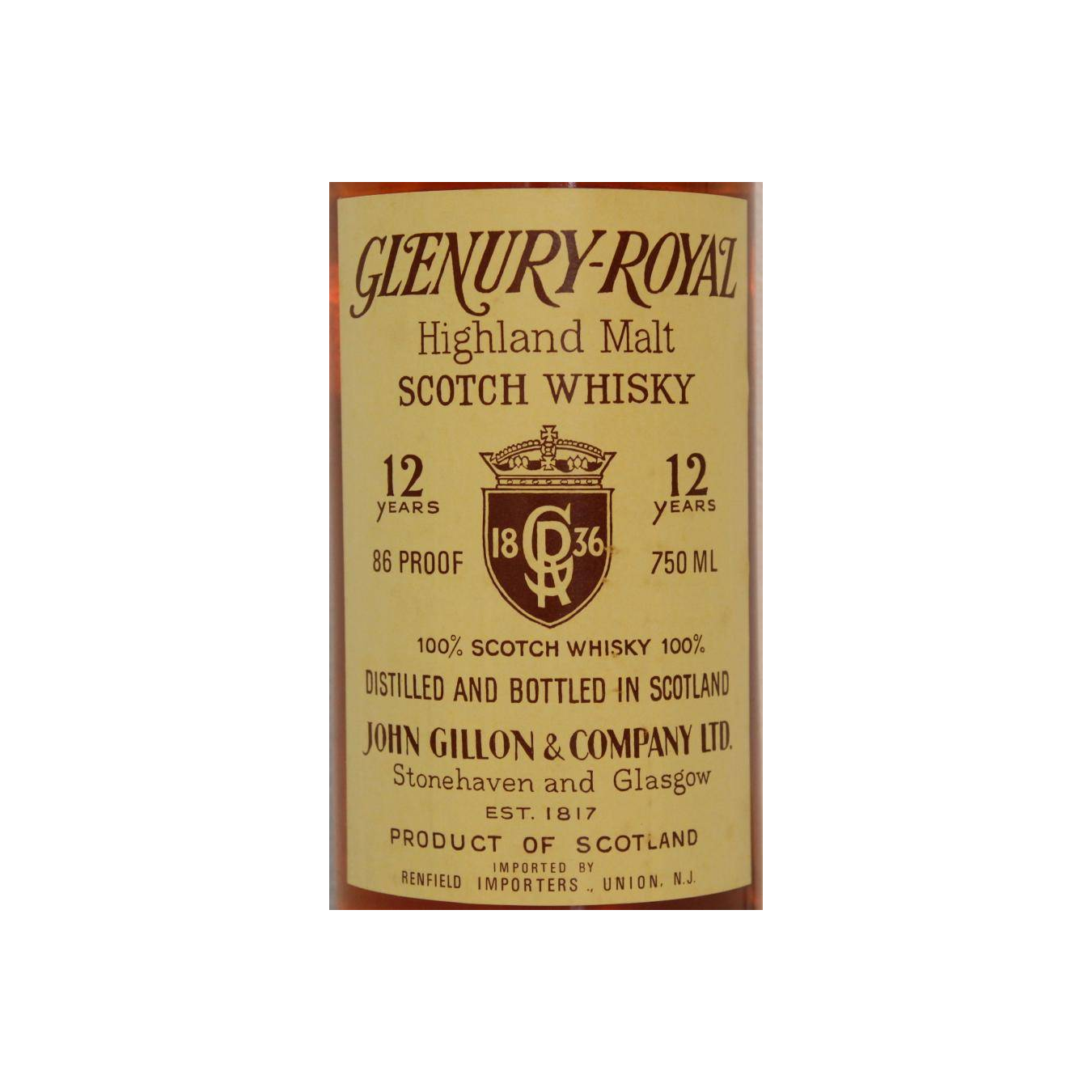 Glenury Royal 12 Years Single Malt Whisky 2