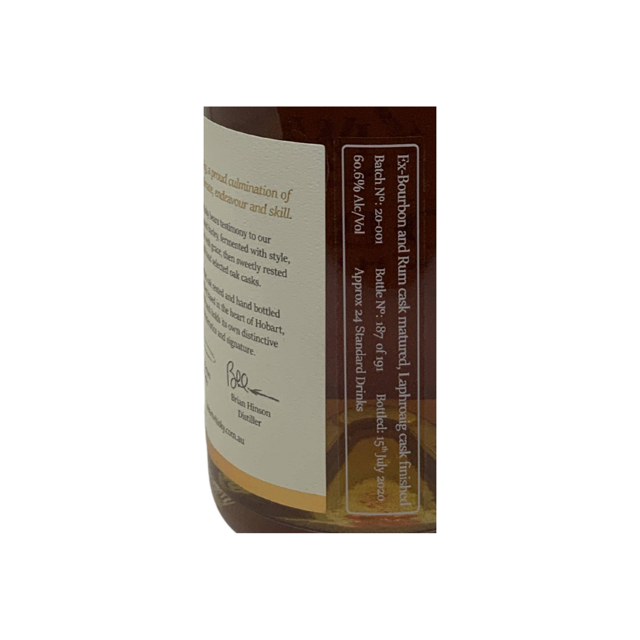 Hobart Whisky Tasmanian Single Malt 3
