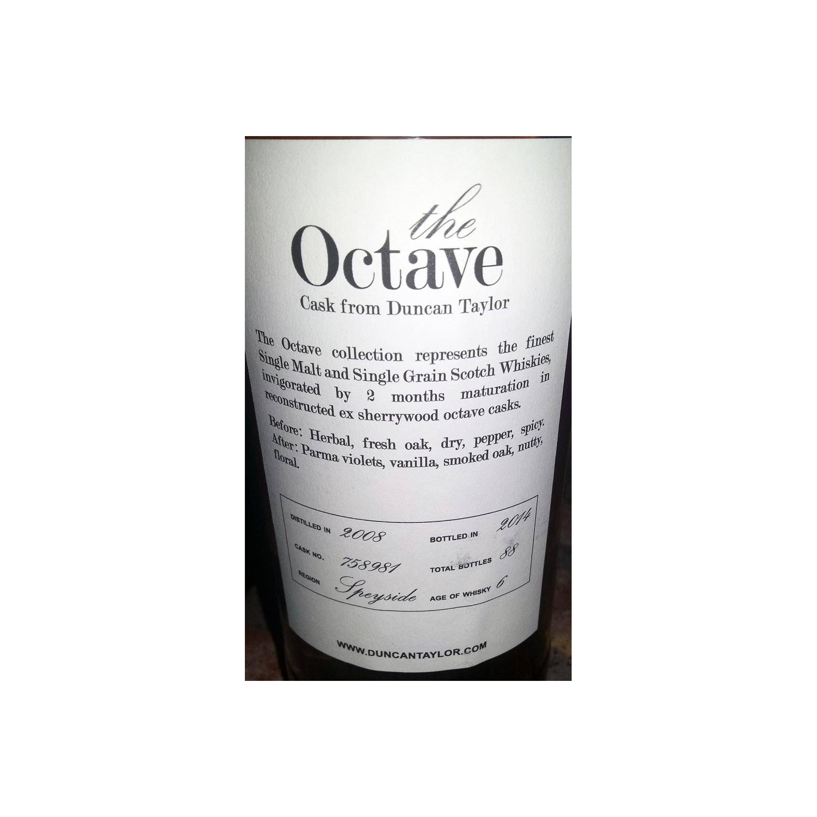 Craigellachie The Octave 2008 6 Years Single Malt Whisky 2