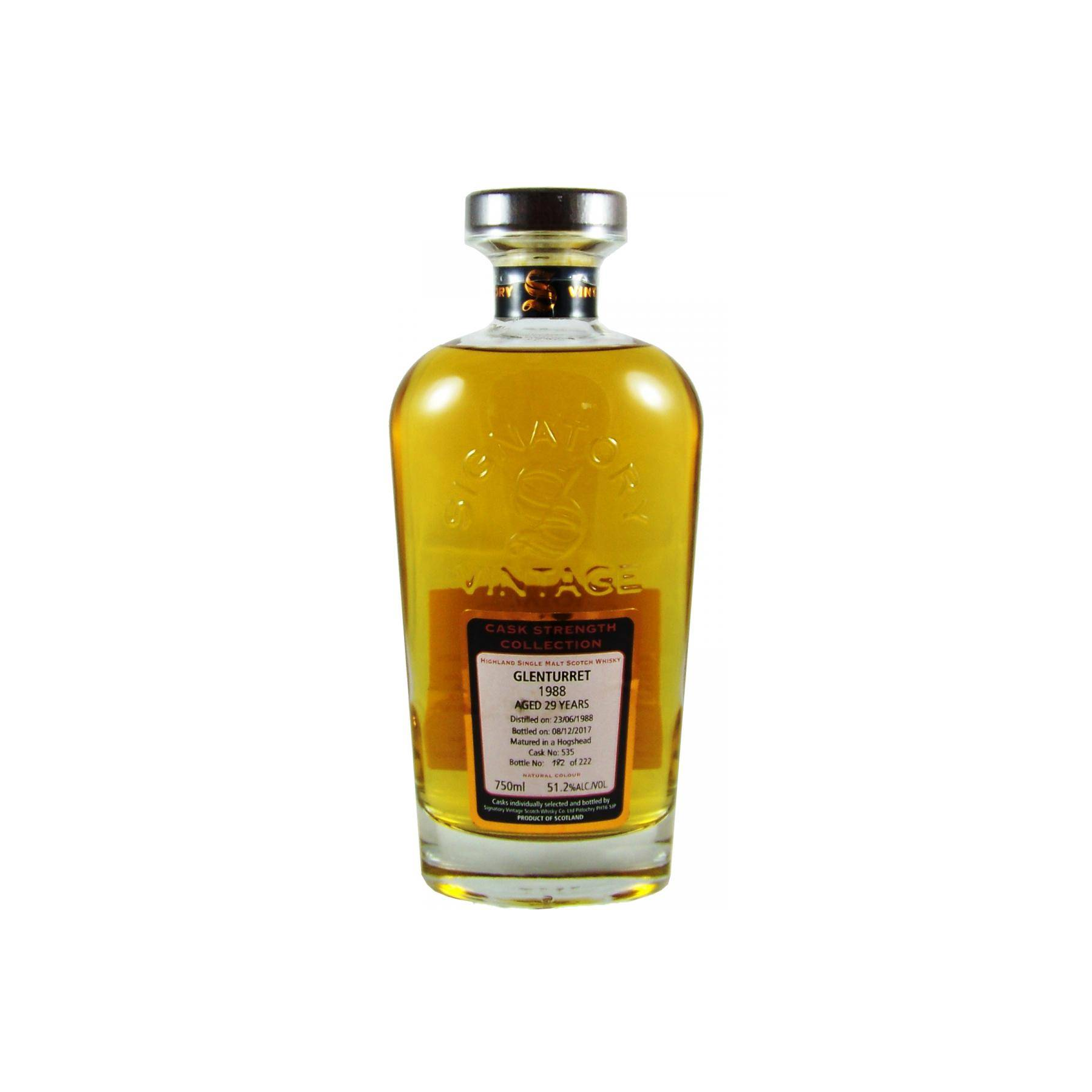 The Glenturret Cask Strength Collection 1988 29 Years Single Malt Whisky