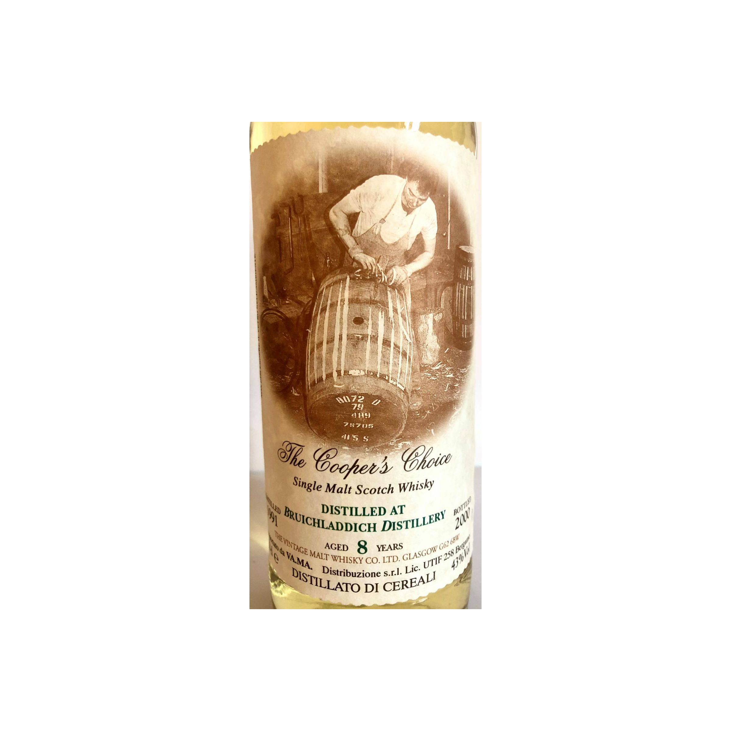Bruichladdich The Cooper's Choice 1991 8 Years Single Malt Whisky 3