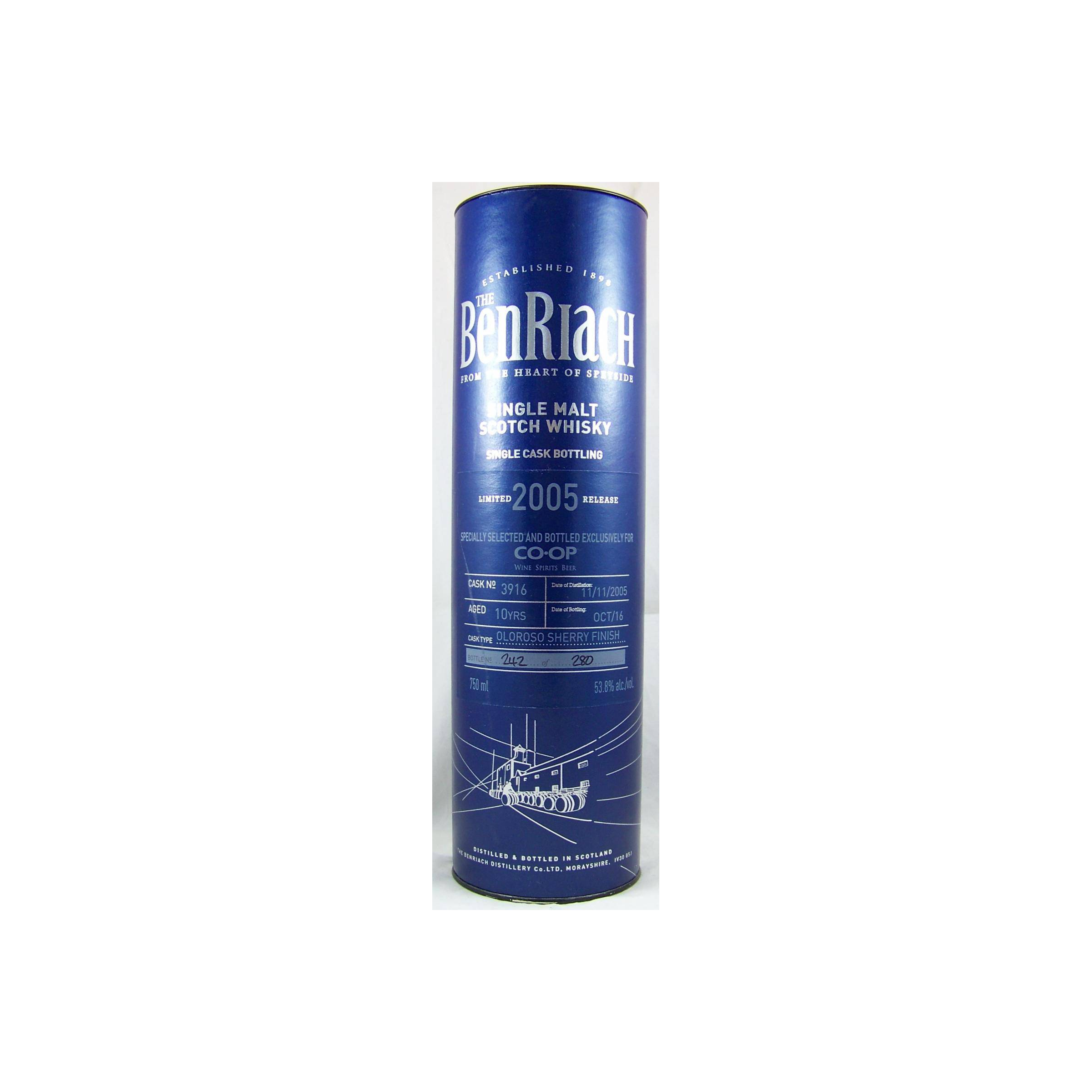 BenRiach 2005 10 Years Single Malt Whisky 3