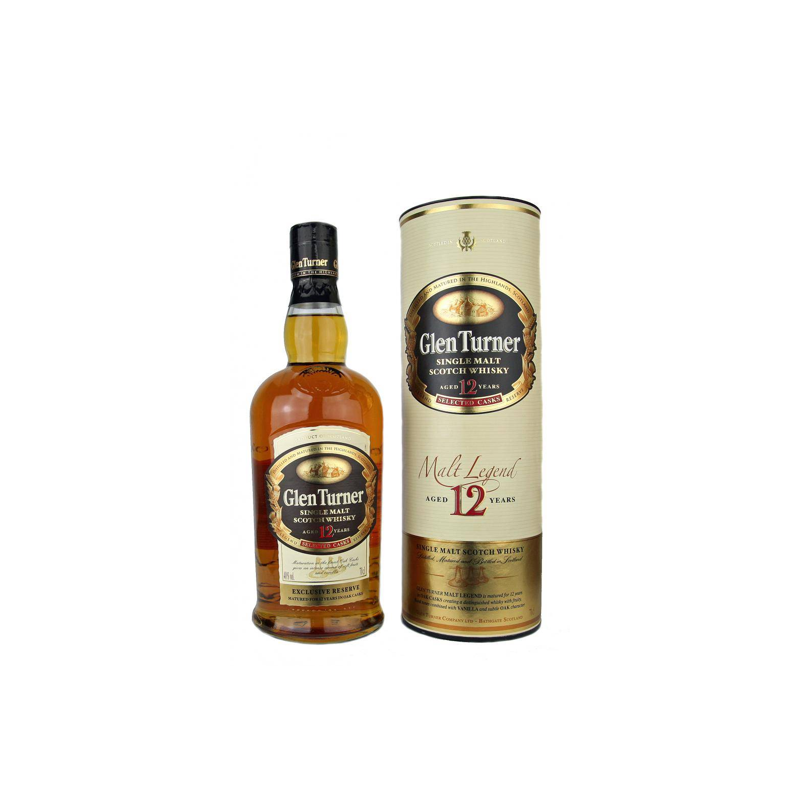 Glen Turner 12 Years Single Malt Whisky 3