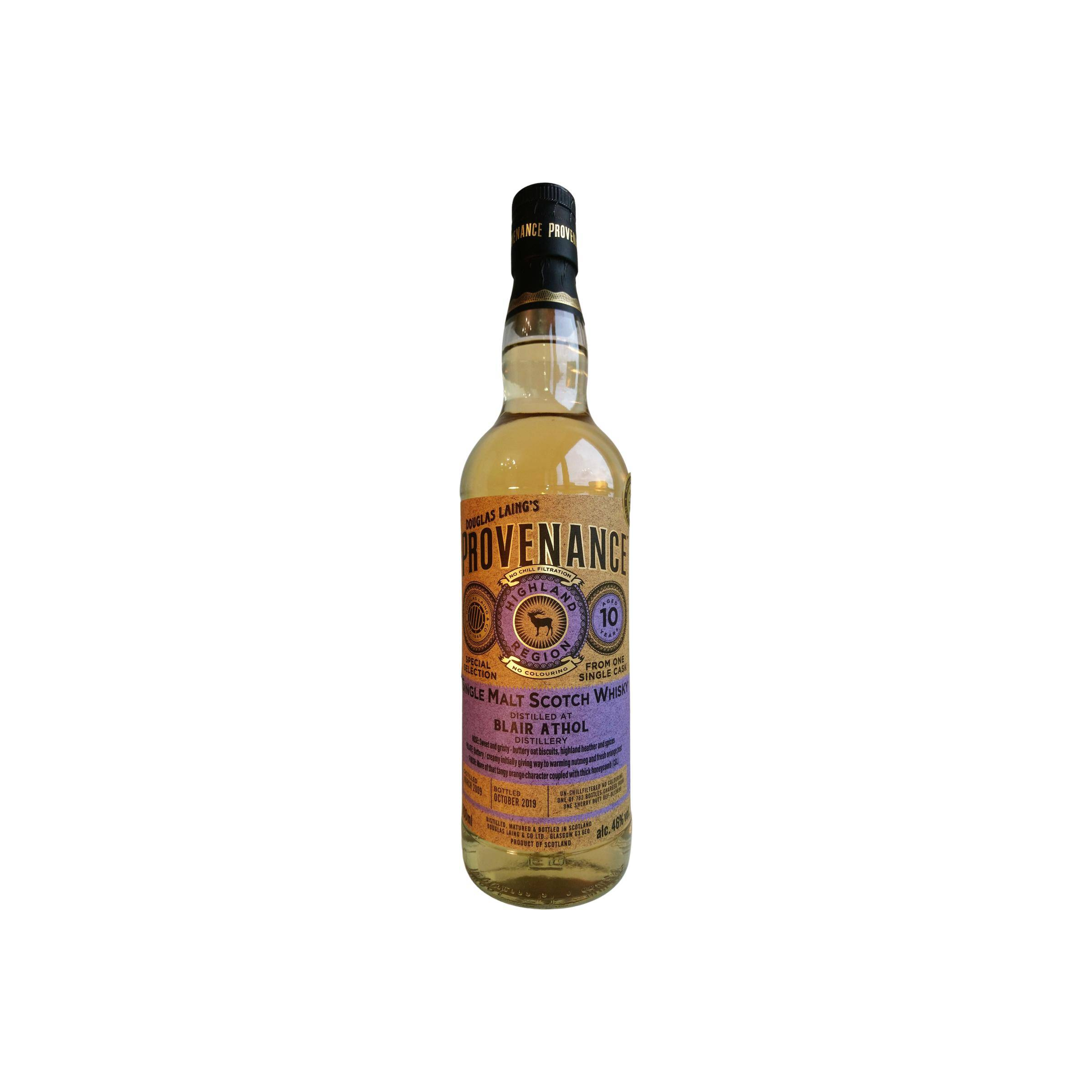 Blair Athol 2009 10 Years Single Malt Whisky