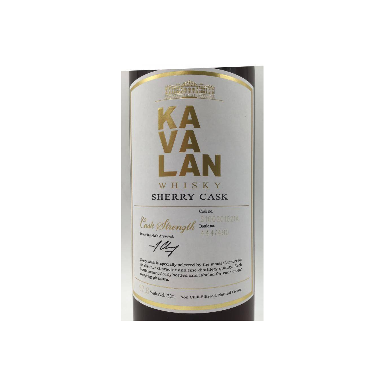 Kavalan Sherry Cask 2010 6 Years Single Malt Whisky 2
