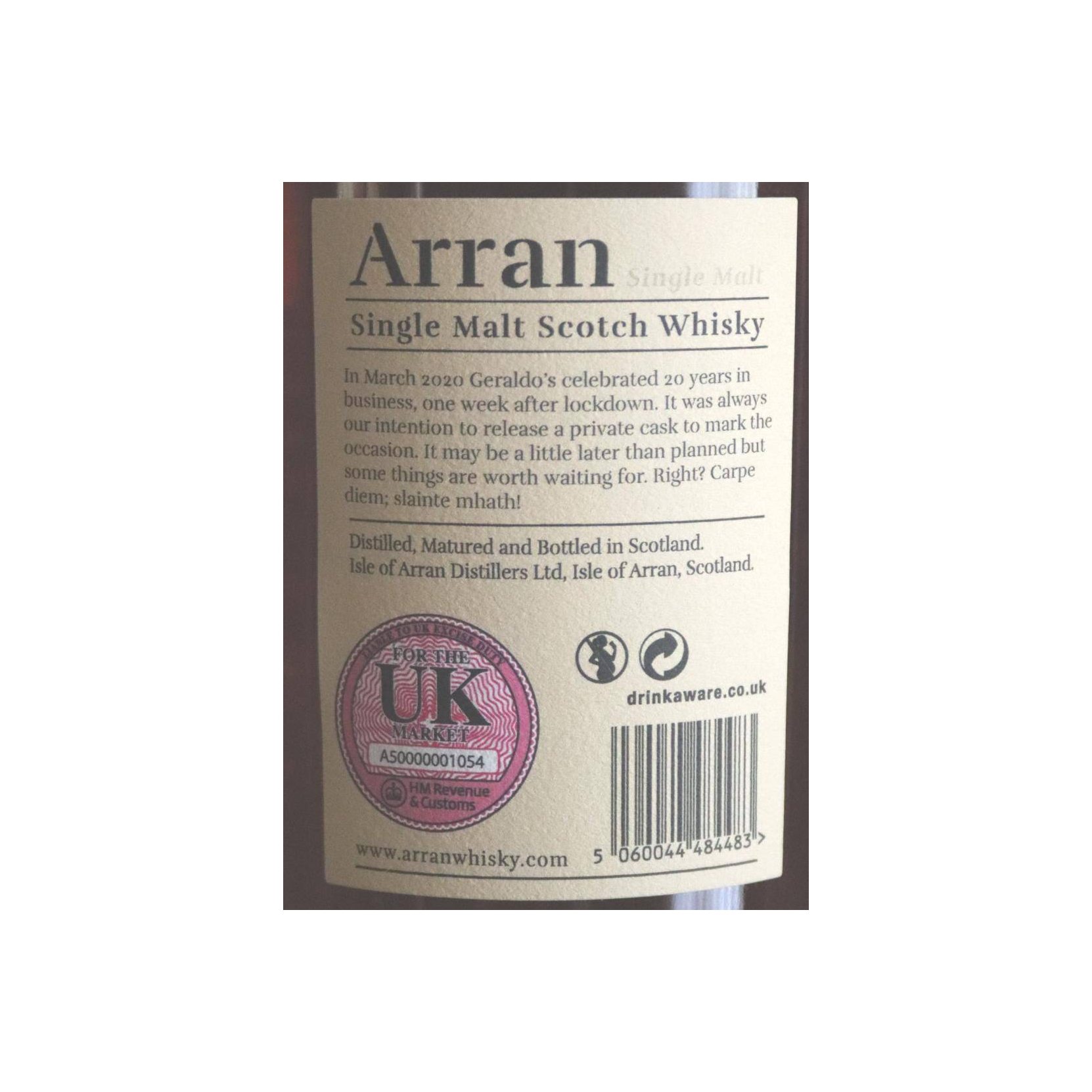 Arran Private Cask 2009 10 Years Single Malt Whisky 3