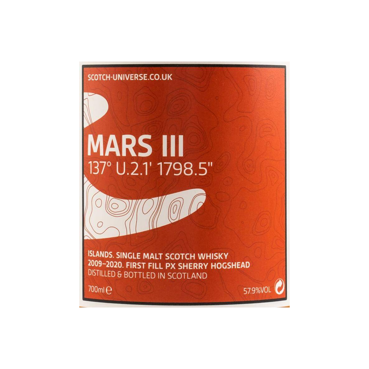 Scotch Universe Mars III - 137° U.2.1' 1798.5" 2